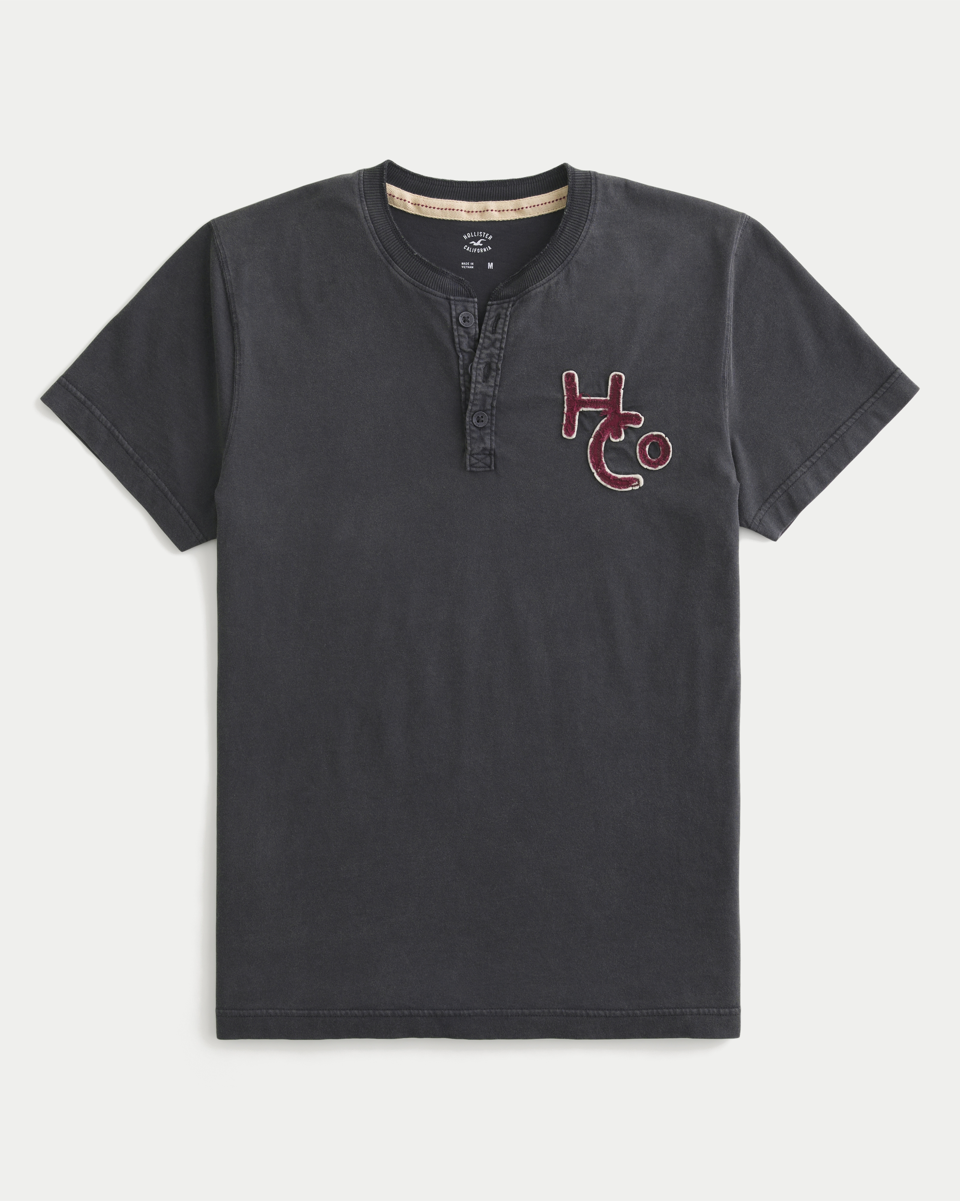 Женские брюки Hollister Short-Sleeve Icon Henley