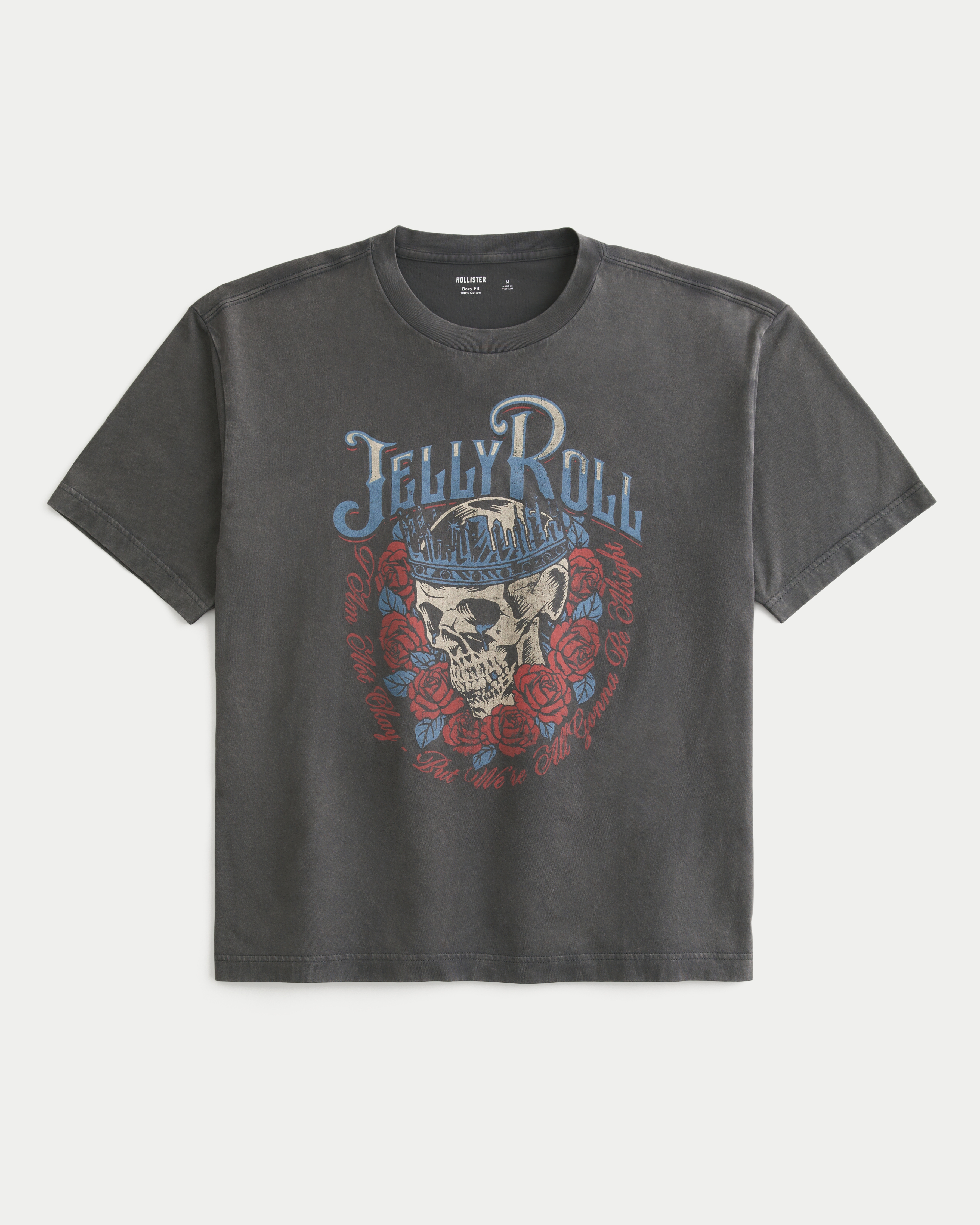 Мужские футболки Hollister Boxy Post Malone Graphic Tee