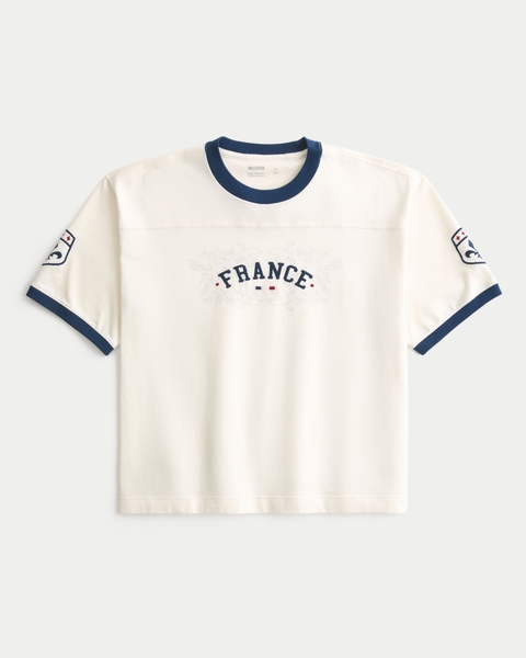 Мужские футболки Hollister Super Boxy Heavyweight Italia Graphic Tee
