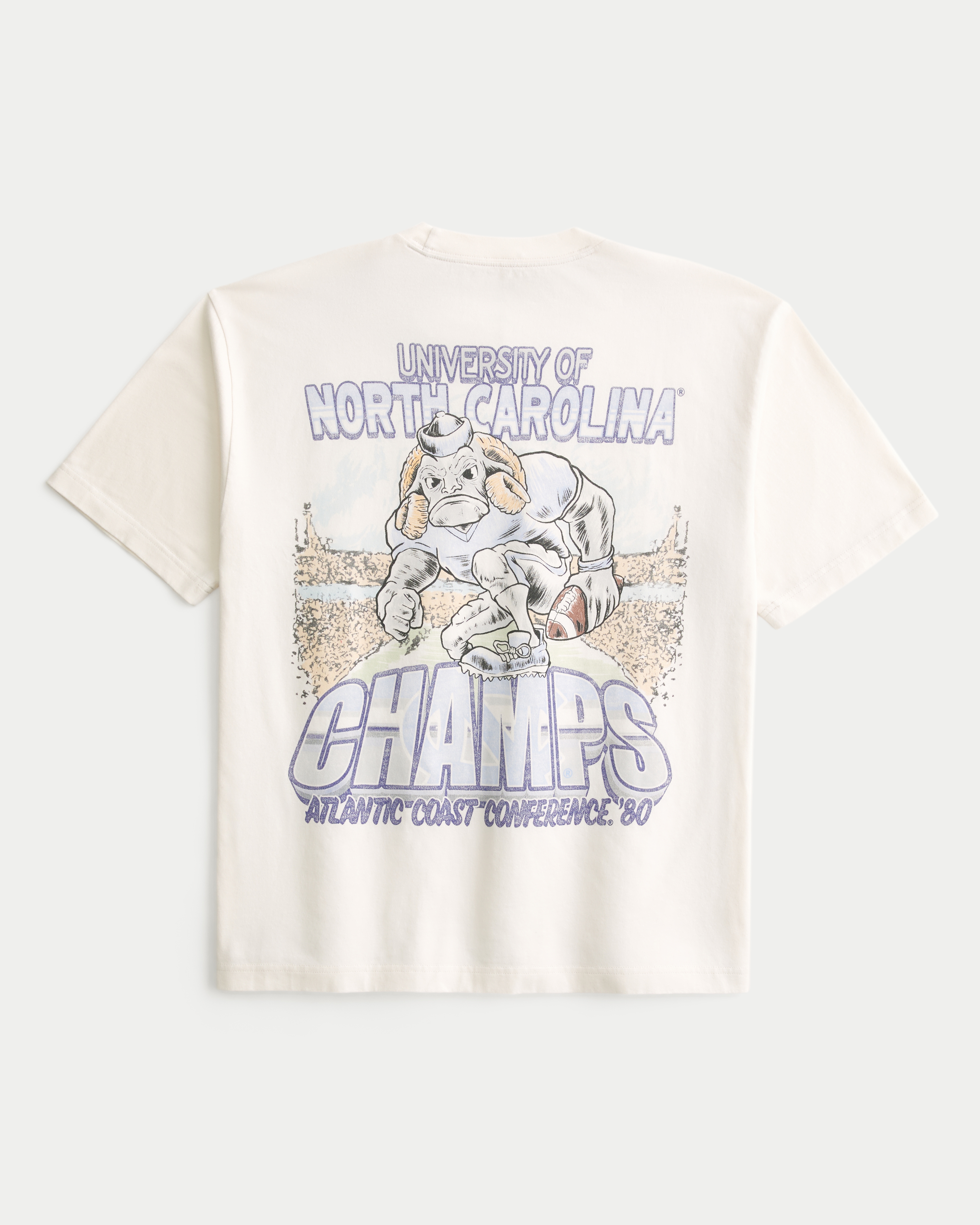 Мужские туфли Hollister Boxy University of North Carolina Tar Heels Graphic Tee