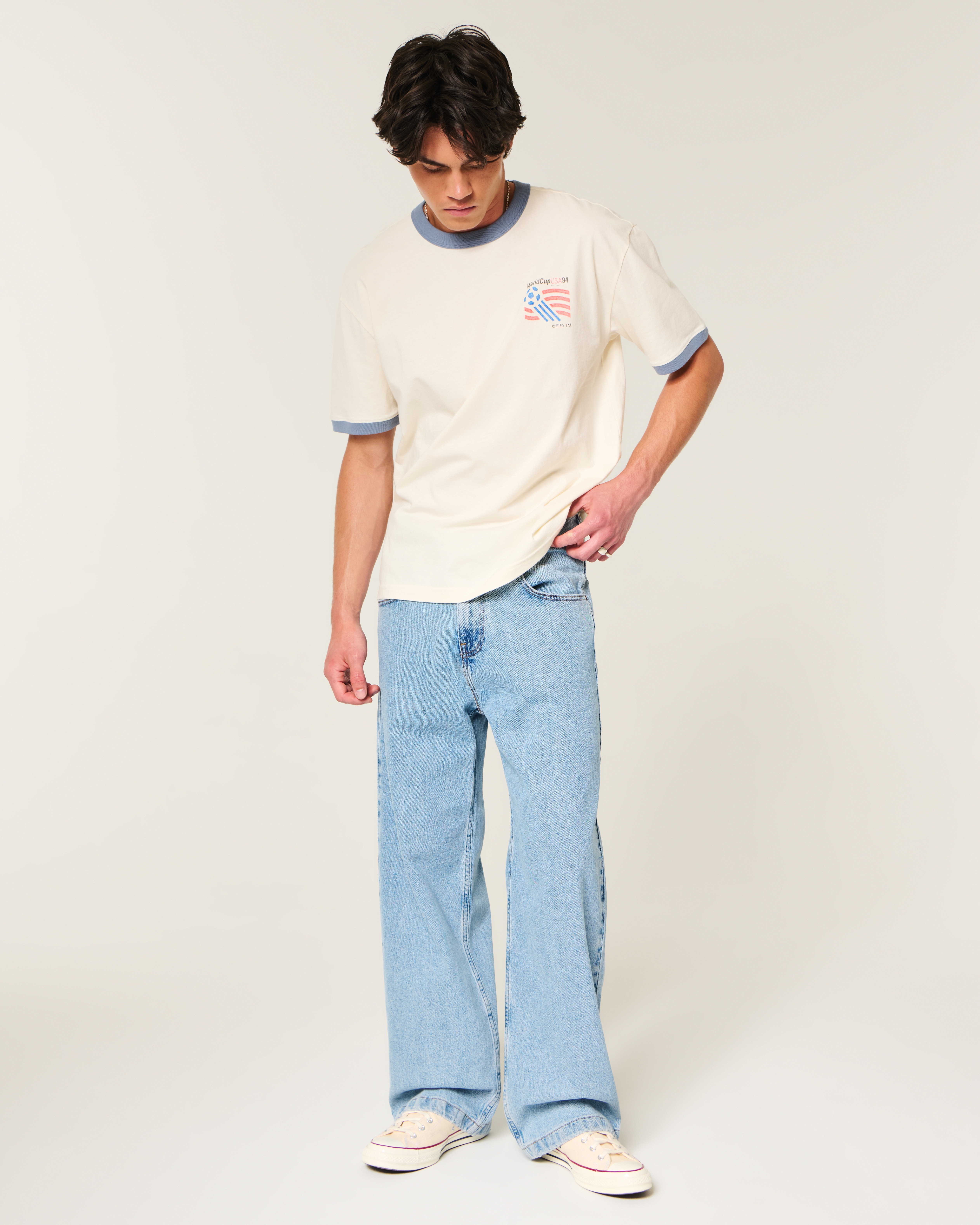 Мужские футболки Hollister Boxy 1994 FIFA World Cup™ USA Graphic Tee — фото 3