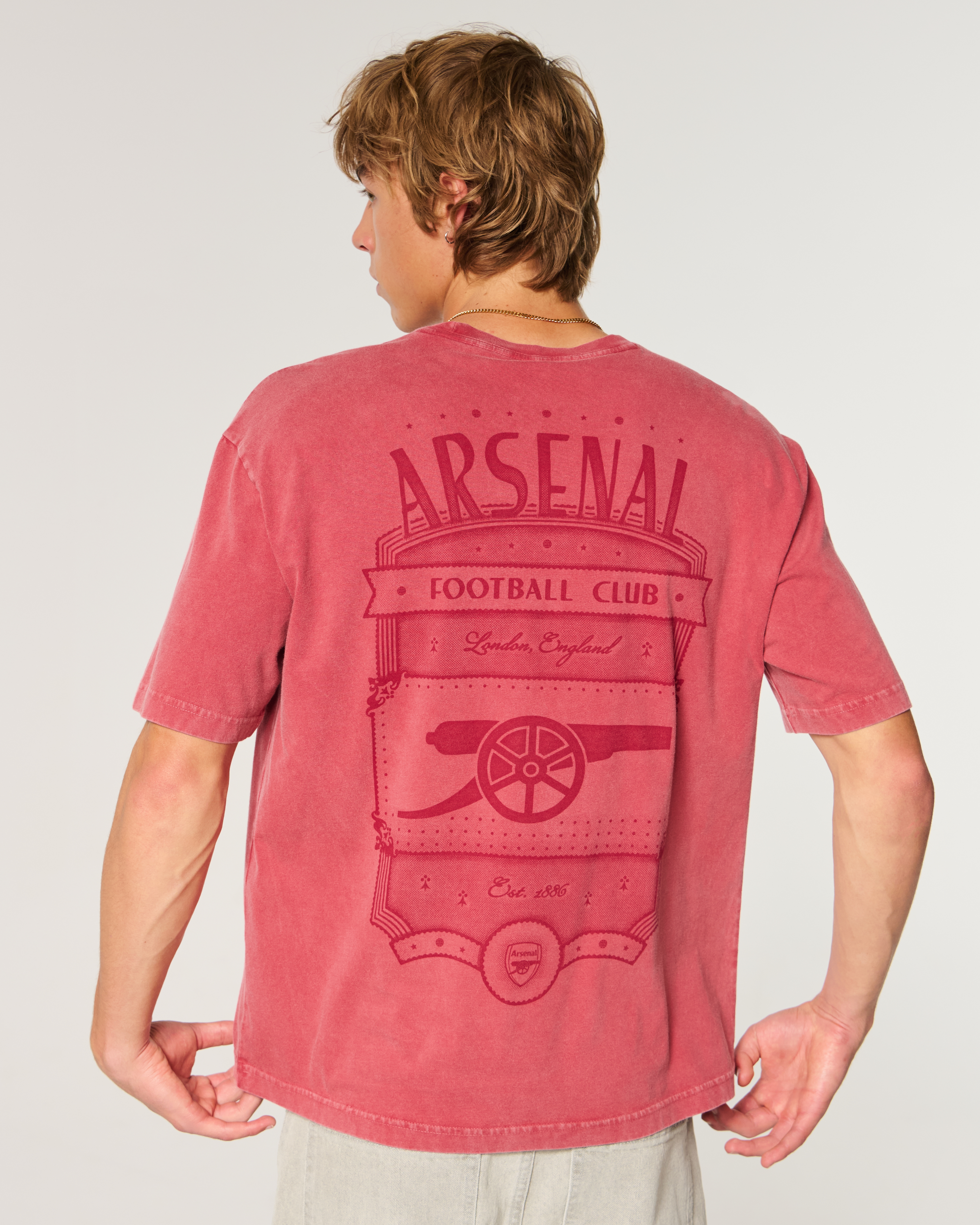 Мужские футболки Hollister Arsenal F.C. Graphic Tee — фото 2