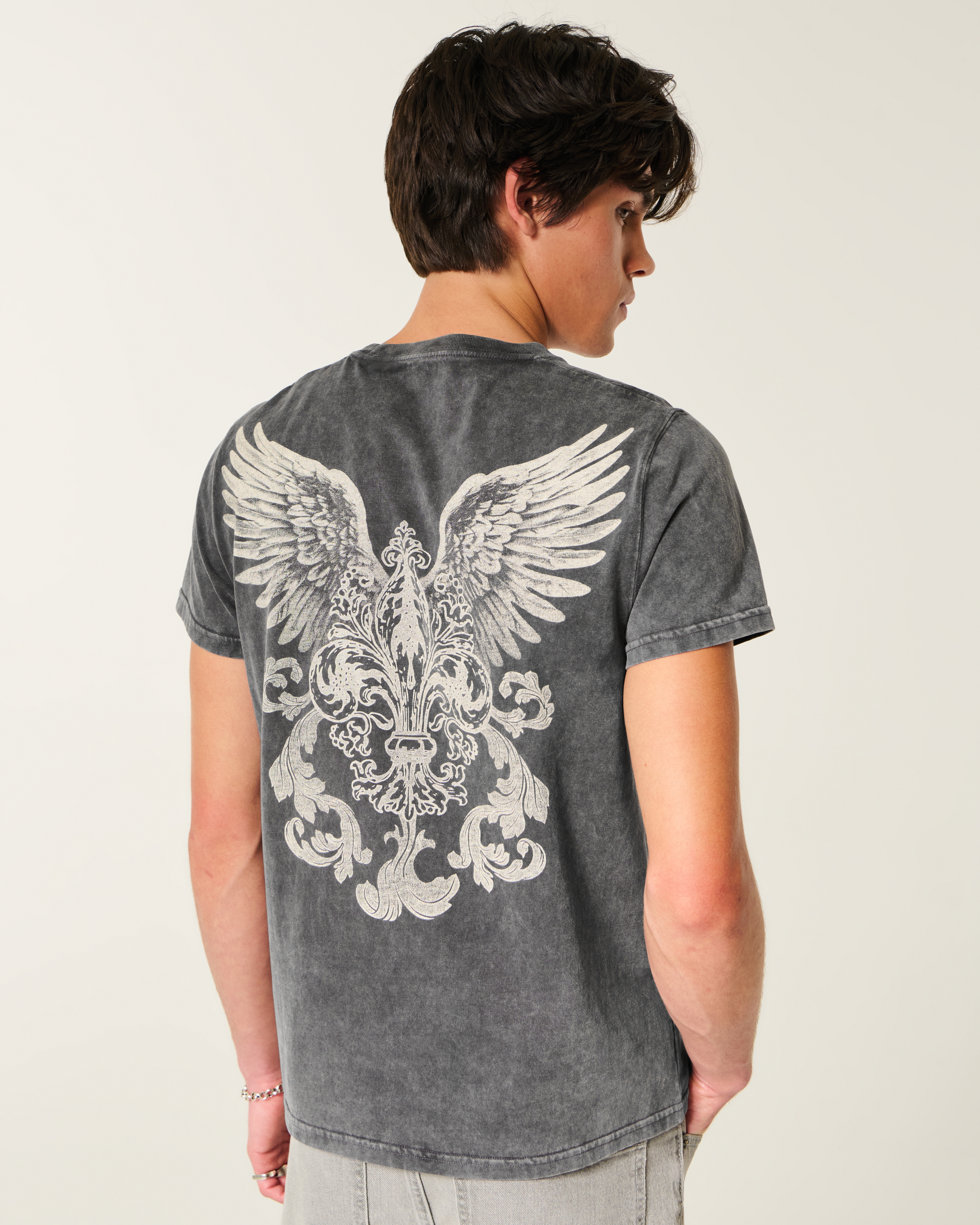 Мужские футболки Hollister Cotton Miracle Mile Graphic Tee — фото 2