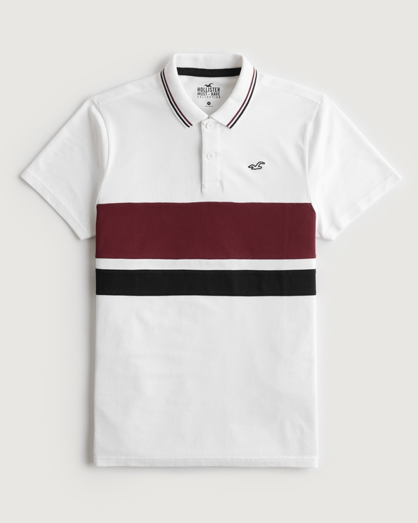 Polos de Hombre - Polos de corte elástico y de | Hollister Co.