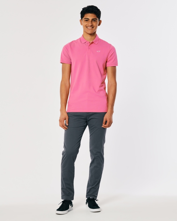 Polos de Hombre - Polos de corte elástico y de | Hollister Co.