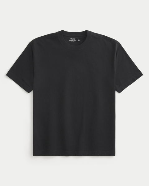 Мужские футболки Hollister Boxy Heavyweight Camo Crew T-Shirt
