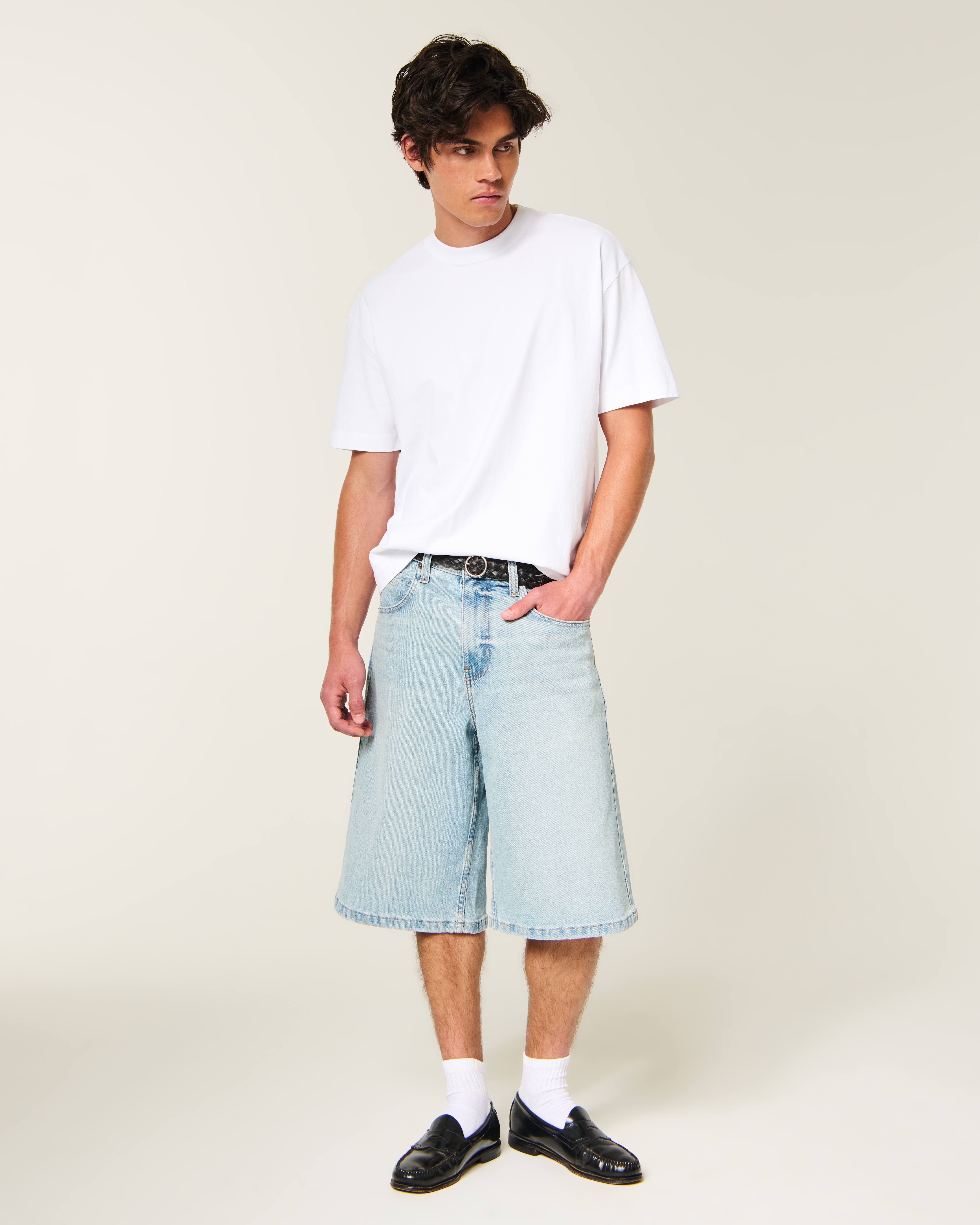 Мужские футболки Hollister Boxy Heavyweight Crew T-Shirt — фото 3