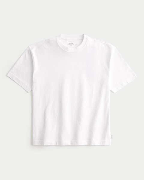 Мужские футболки Hollister Boxy Heavyweight Crew T-Shirt