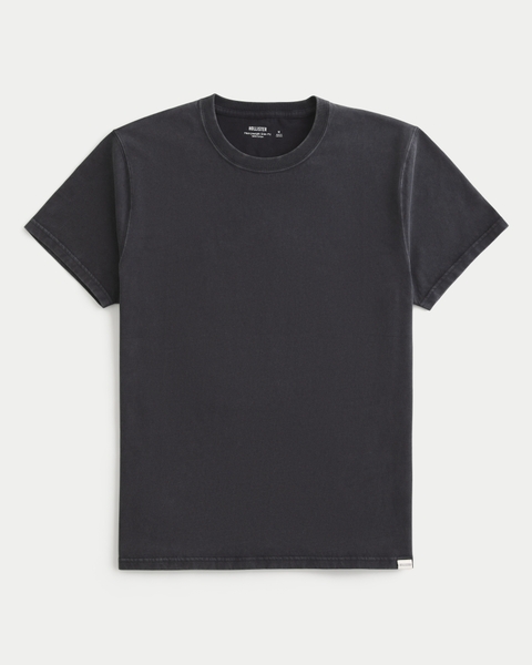 Мужские футболки Hollister Heavyweight Slim Crew T-Shirt