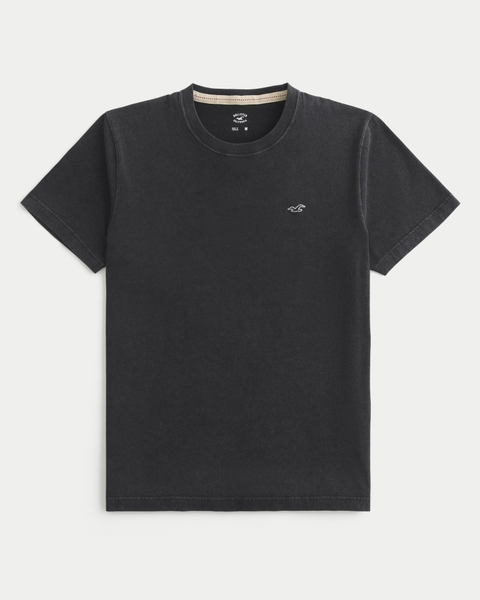 Мужские футболки Hollister Striped Cotton Crew Icon T-Shirt