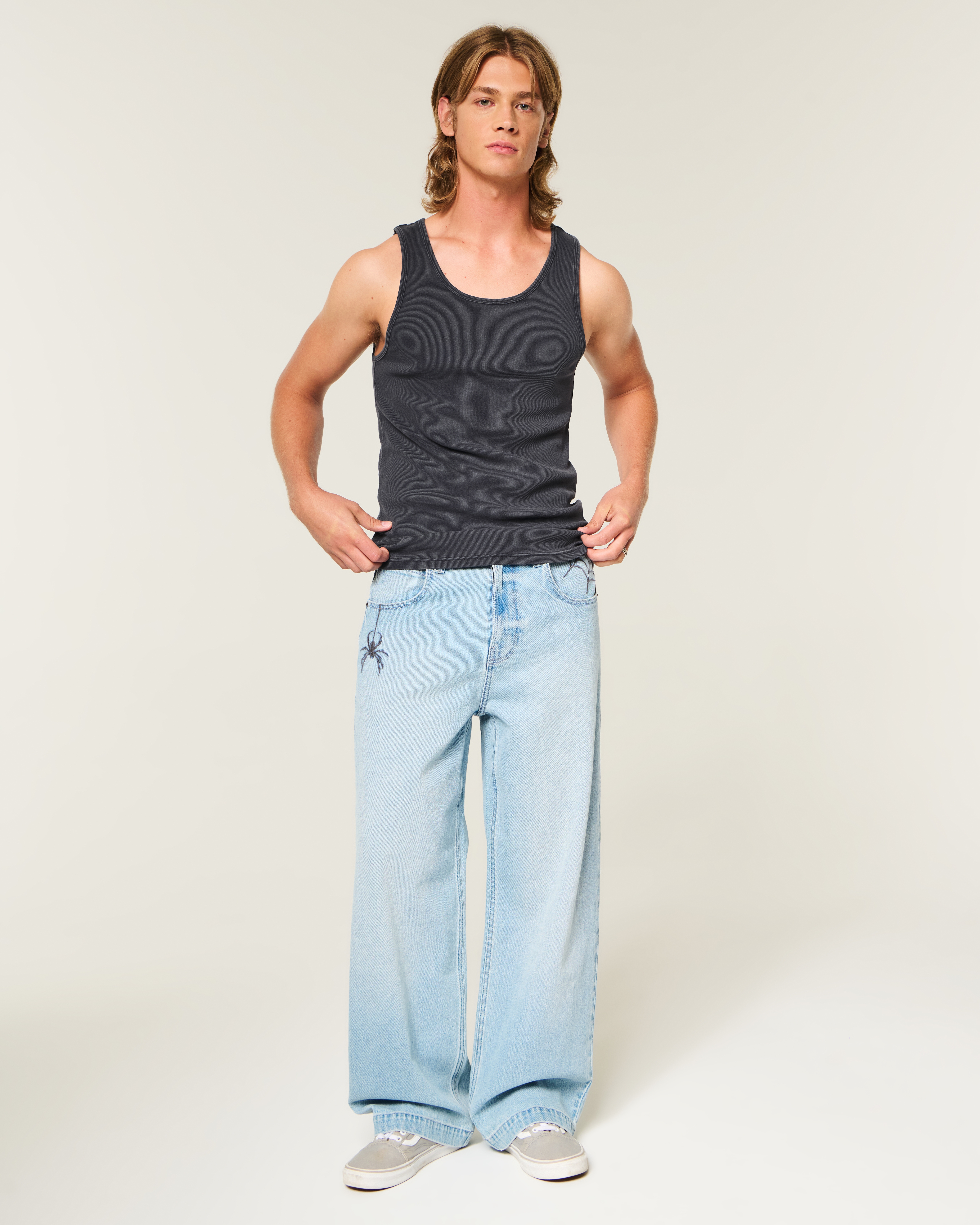 Мужские топы Hollister Rib Tank — фото 4