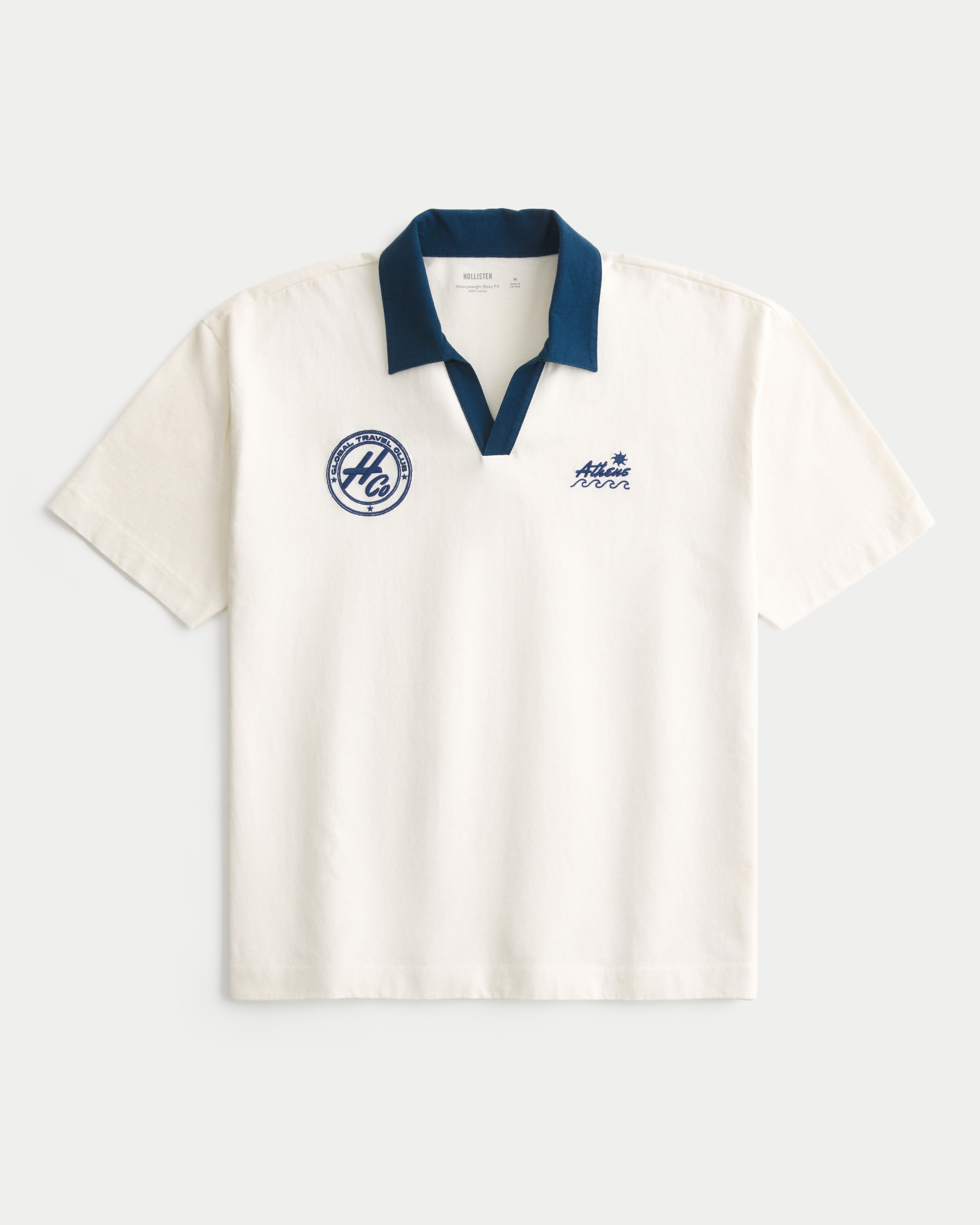 Мужские топы Hollister Boxy Logo Polo