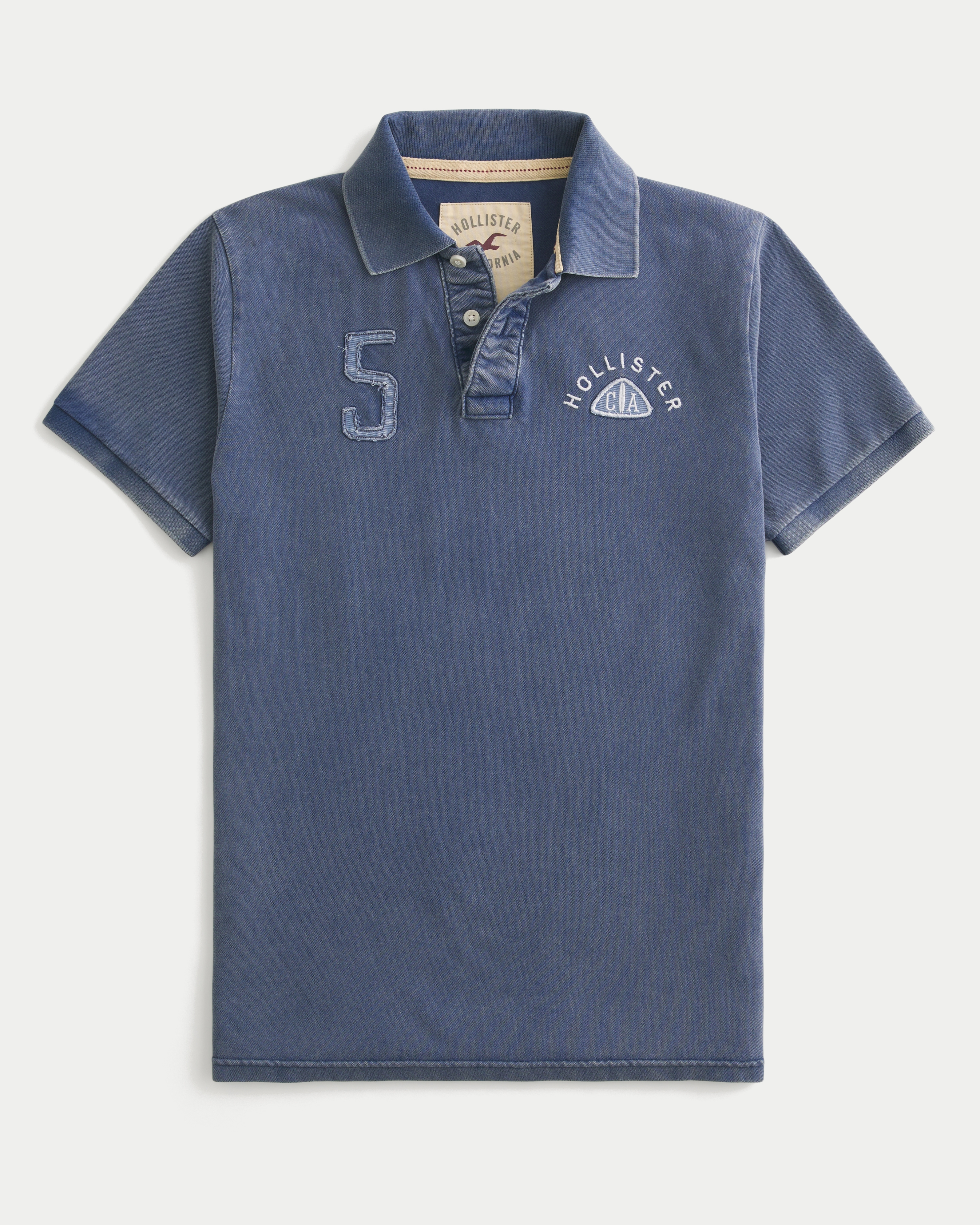 Мужские топы Hollister Logo Graphic Polo