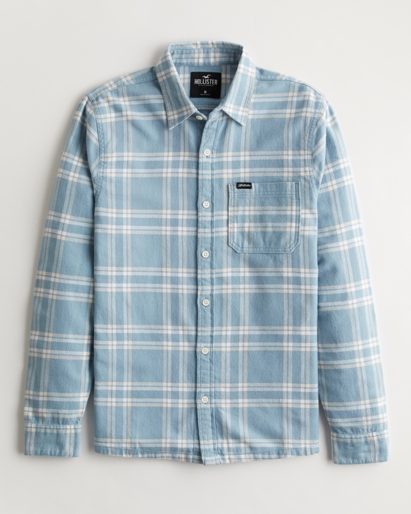 Ofertas camisas para Hombre - Ofertas en camisas de franela y de verano | Hollister Co.