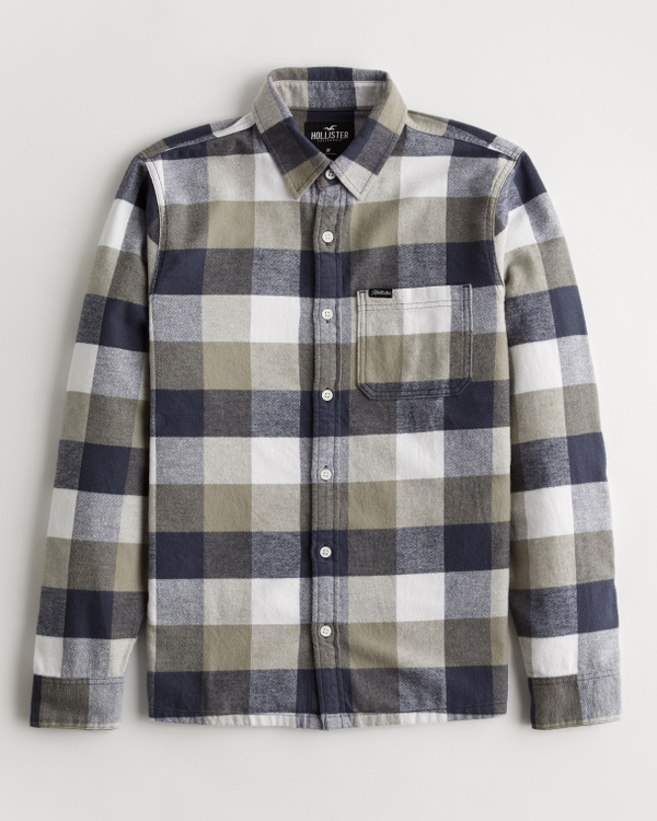 Ofertas camisas para Hombre - Ofertas en camisas de franela y de verano | Hollister Co.