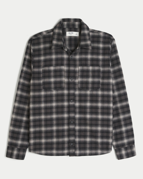 Мужские рубашки Hollister Boxy Flannel Shirt