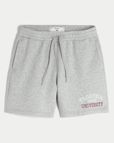 Мужские шорты Hollister University of Texas at Austin Longhorns Graphic Fleece Shorts
