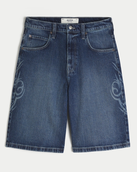 Мужские шорты Hollister Super Baggy Painter Jean Shorts