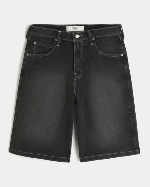 Мужские шорты Hollister Super Baggy Jean Shorts