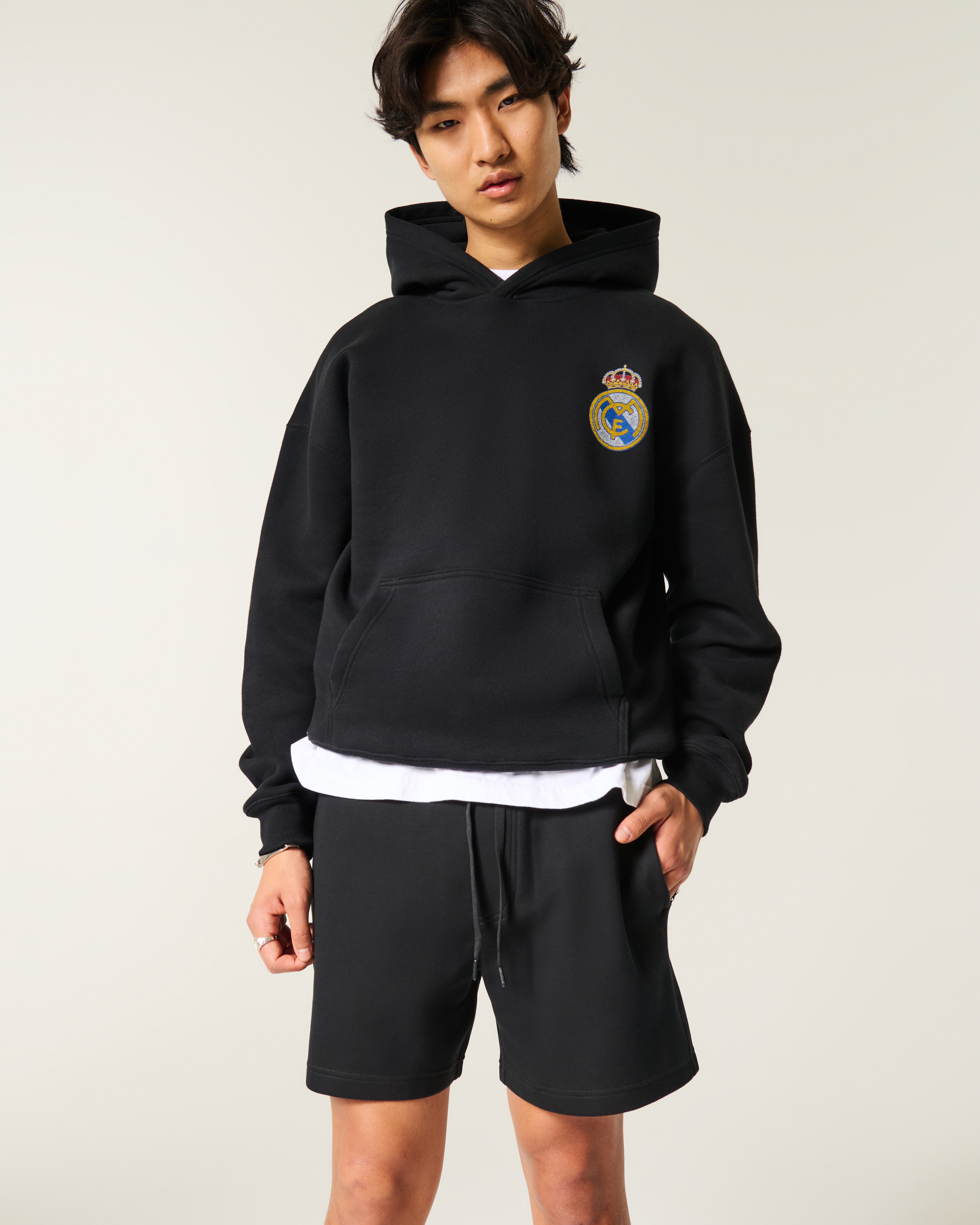 Мужские шорты Hollister Mid-Thigh Everyday Cooling Fleece Shorts — фото 2