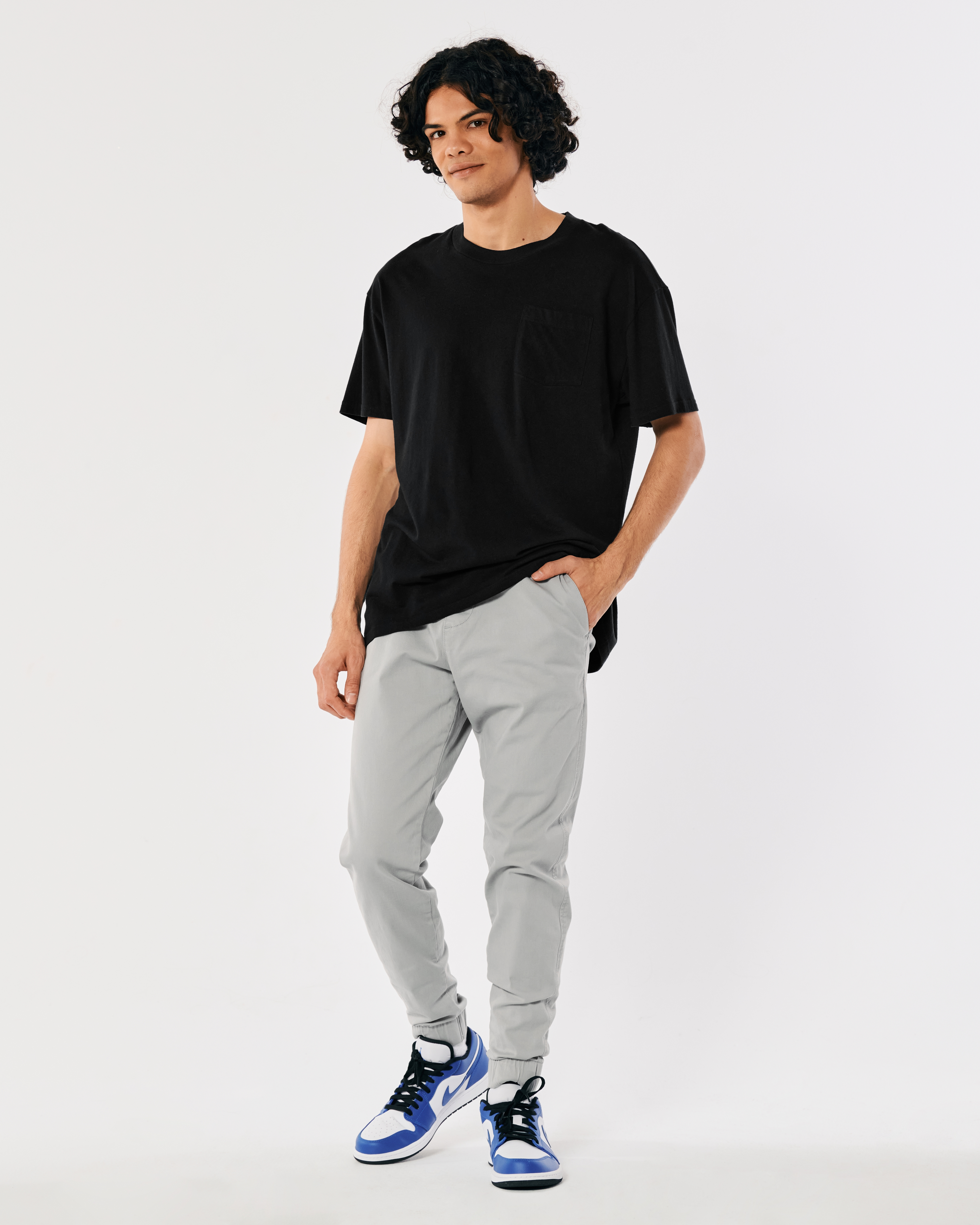 hollister joggers mens
