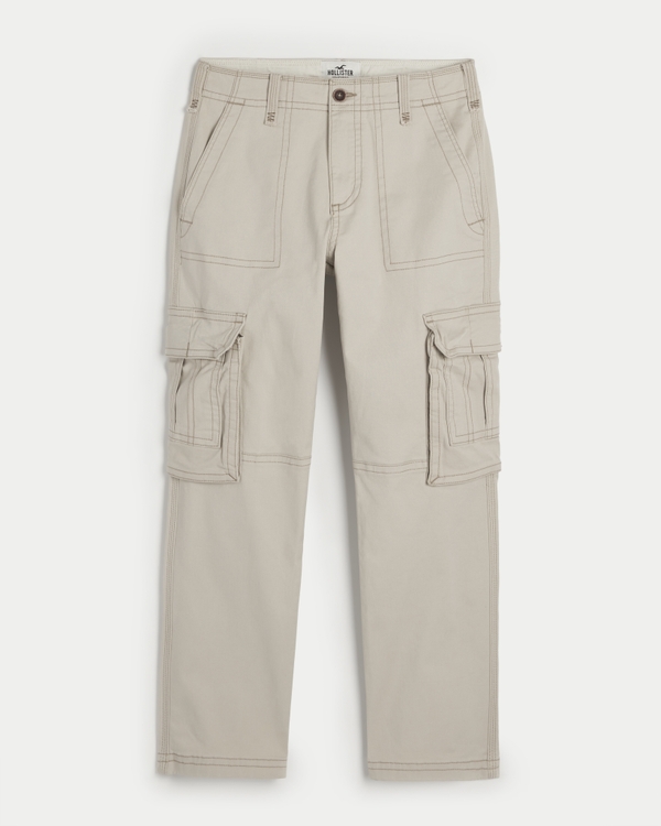 Men's Heavyweight Slim Straight Cargo Pants | Men's Sale