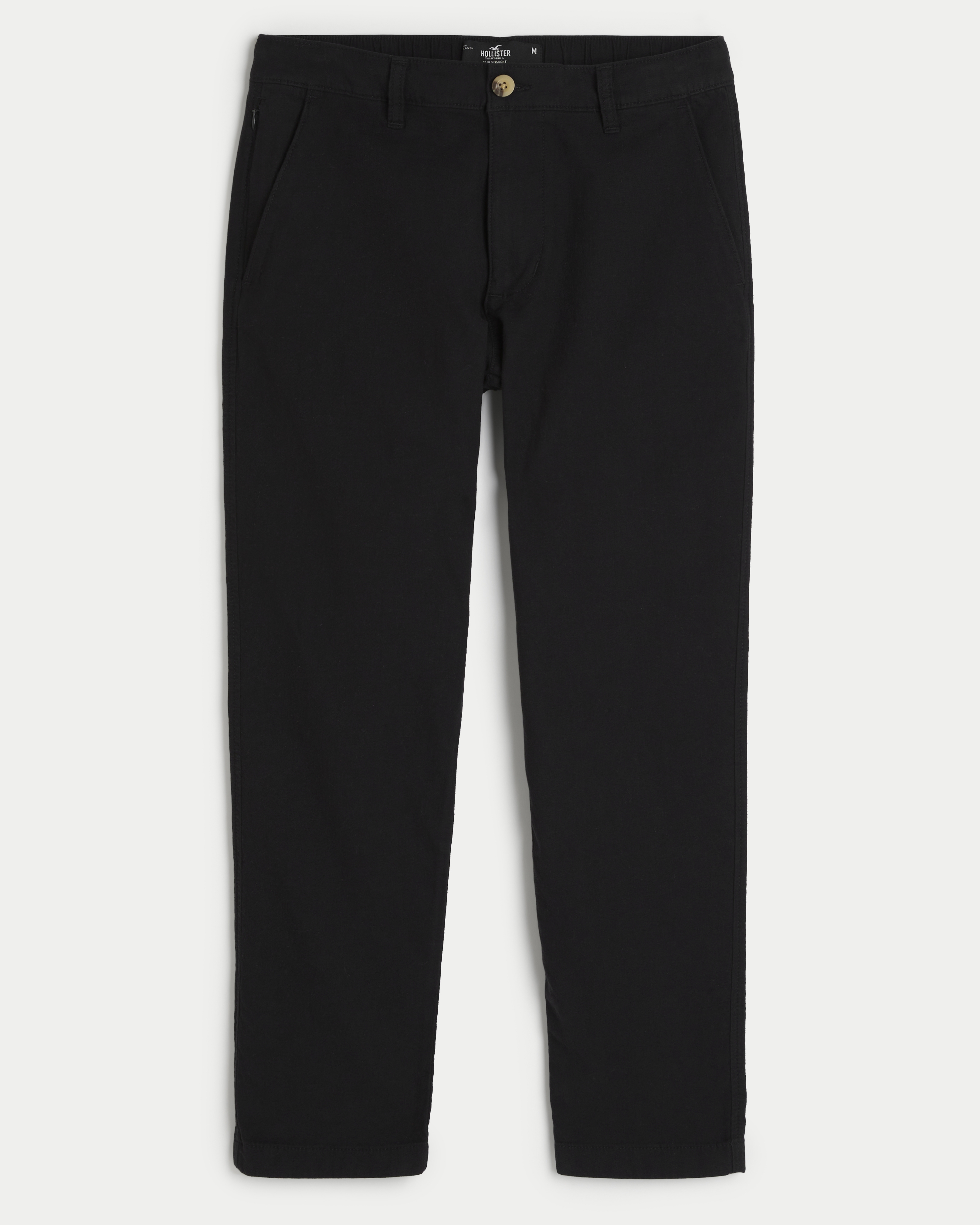 Мужские брюки Hollister Slim Straight Linen-Blend Pants
