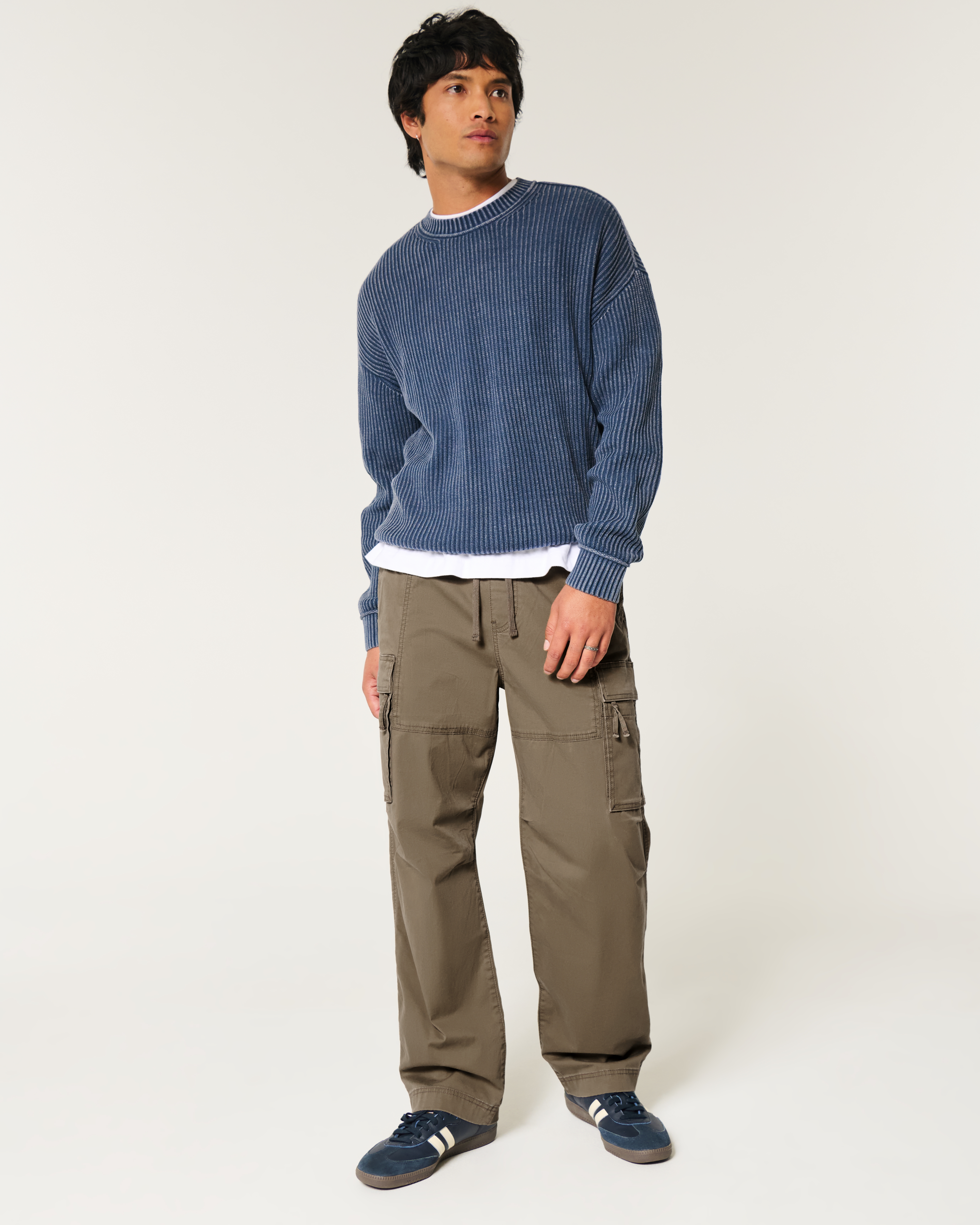 Мужские брюки Hollister Baggy Cargo Pull-On Pants — фото 2