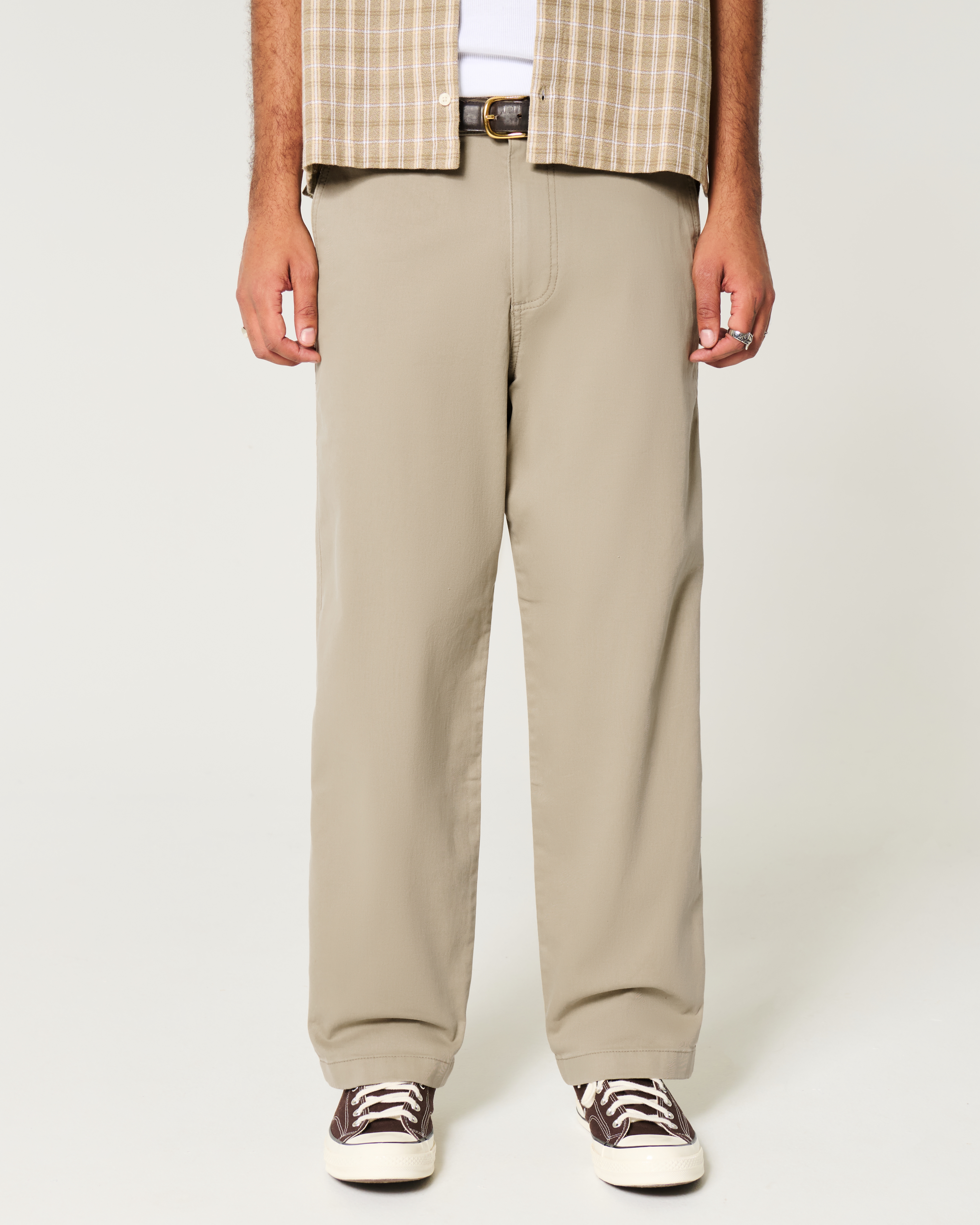 Мужские брюки Hollister Baggy Chino Pants — фото 3