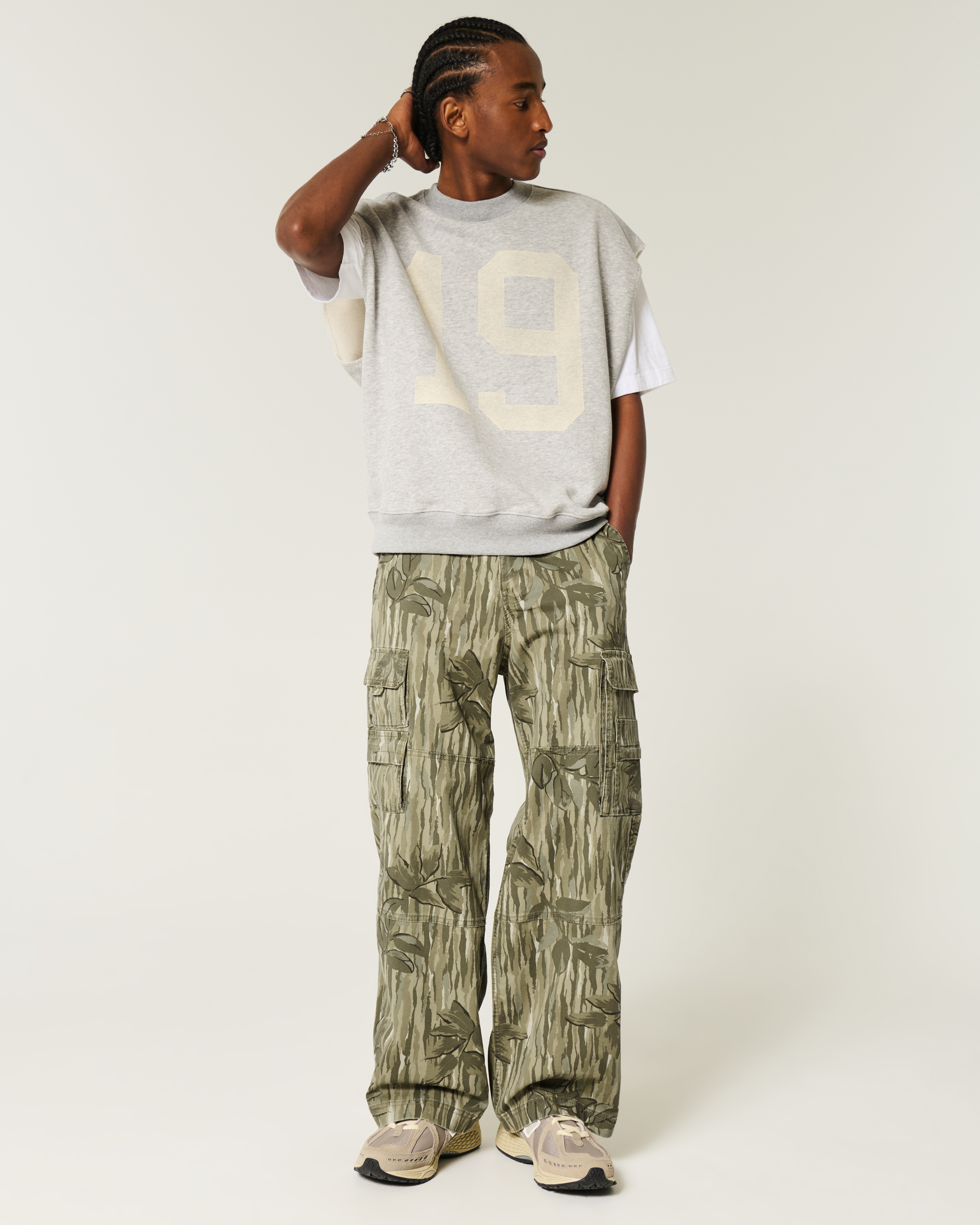 Мужские брюки Hollister Super Baggy Cargo Pants — фото 2