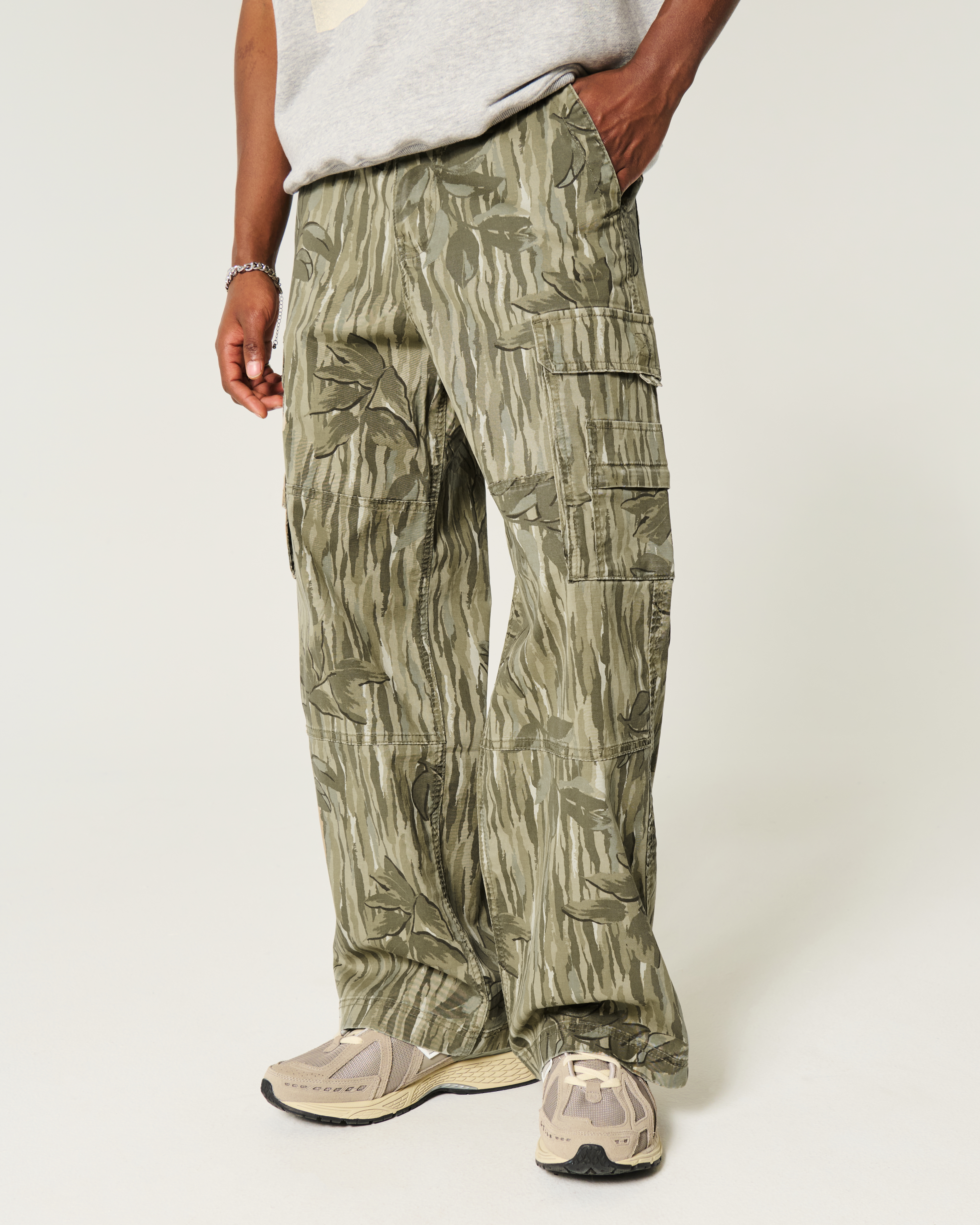 Мужские брюки Hollister Super Baggy Cargo Pants — фото 3