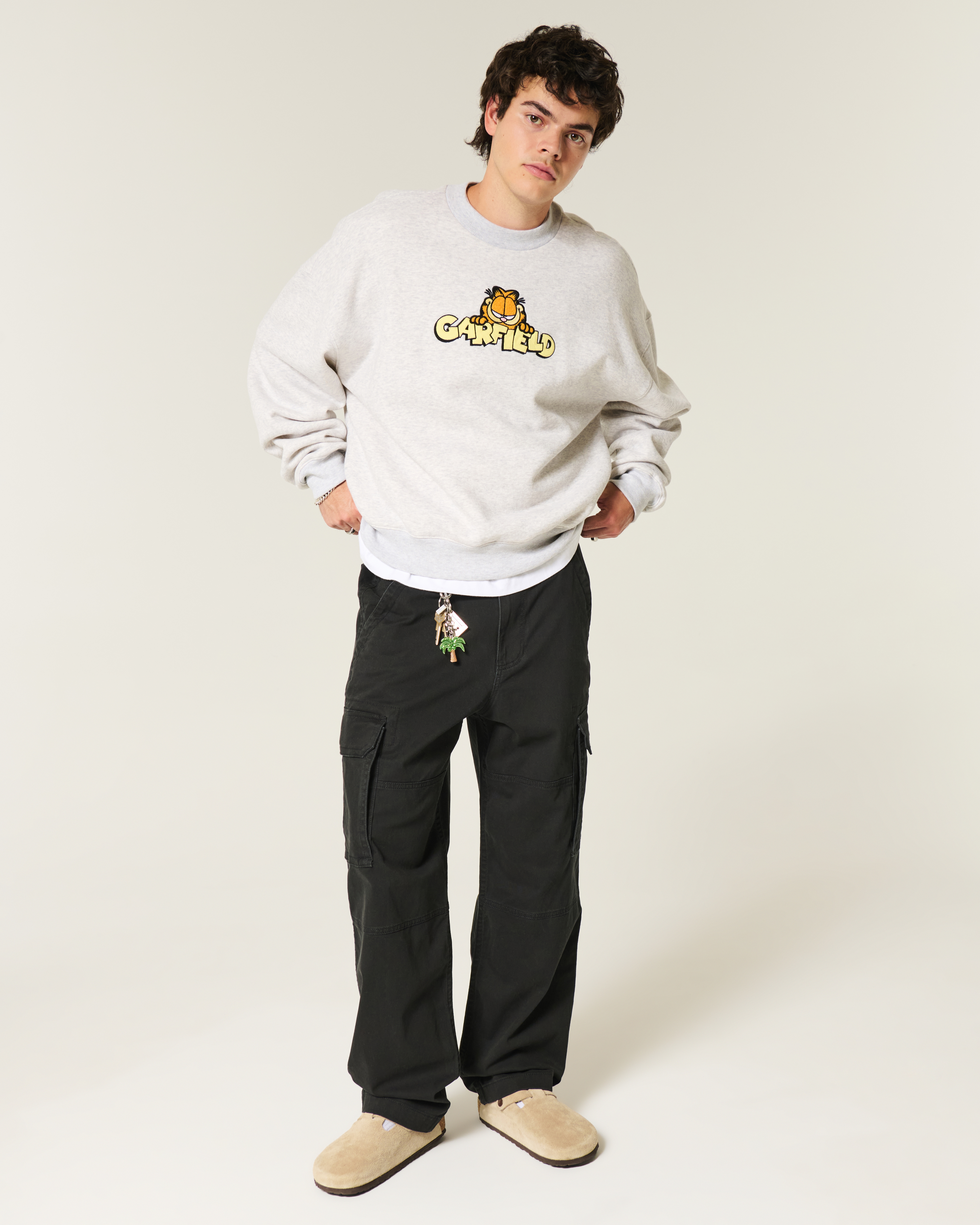 Мужские брюки Hollister Camo Skater Baggy Cargo Pants — фото 2