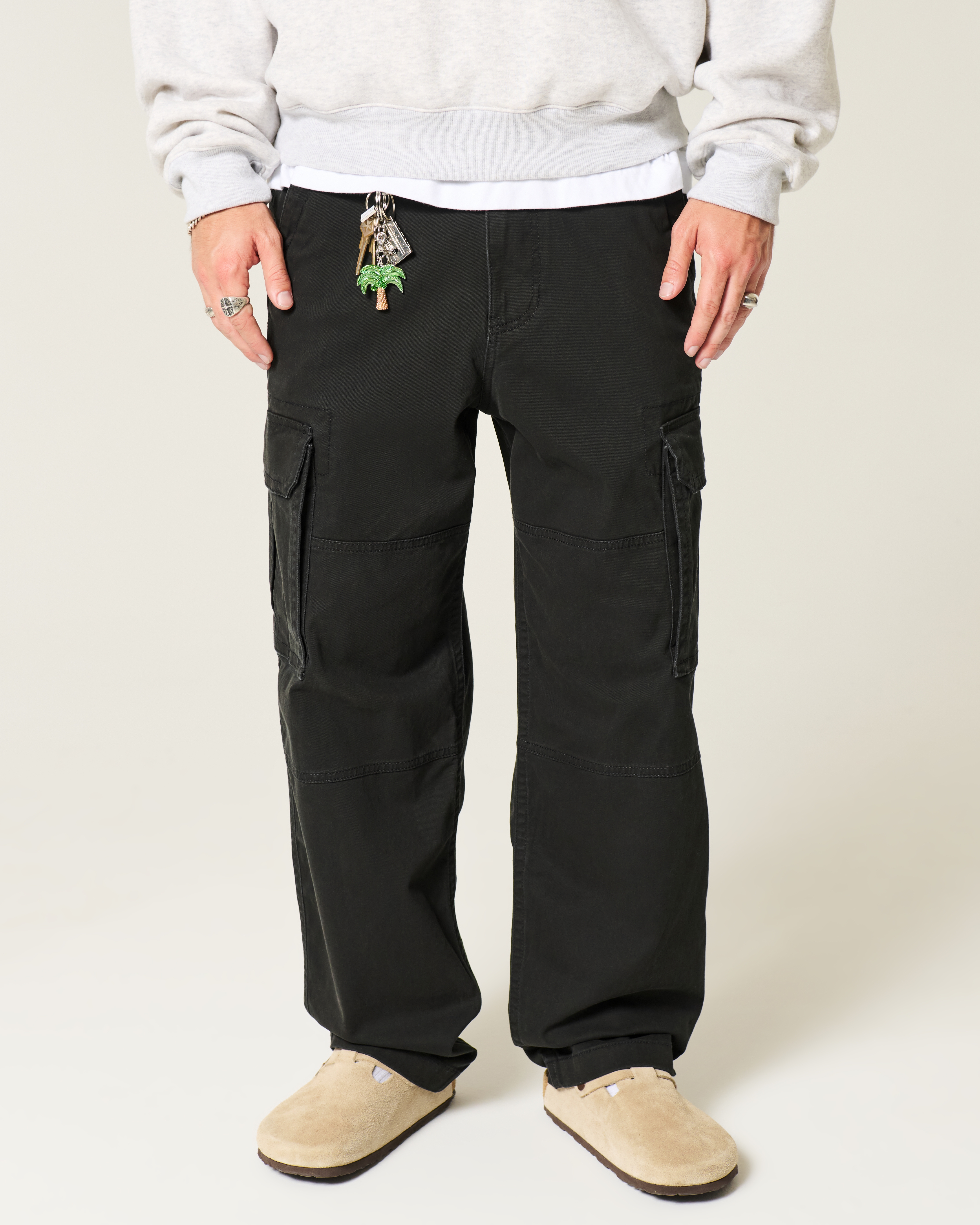 Мужские брюки Hollister Camo Skater Baggy Cargo Pants — фото 3