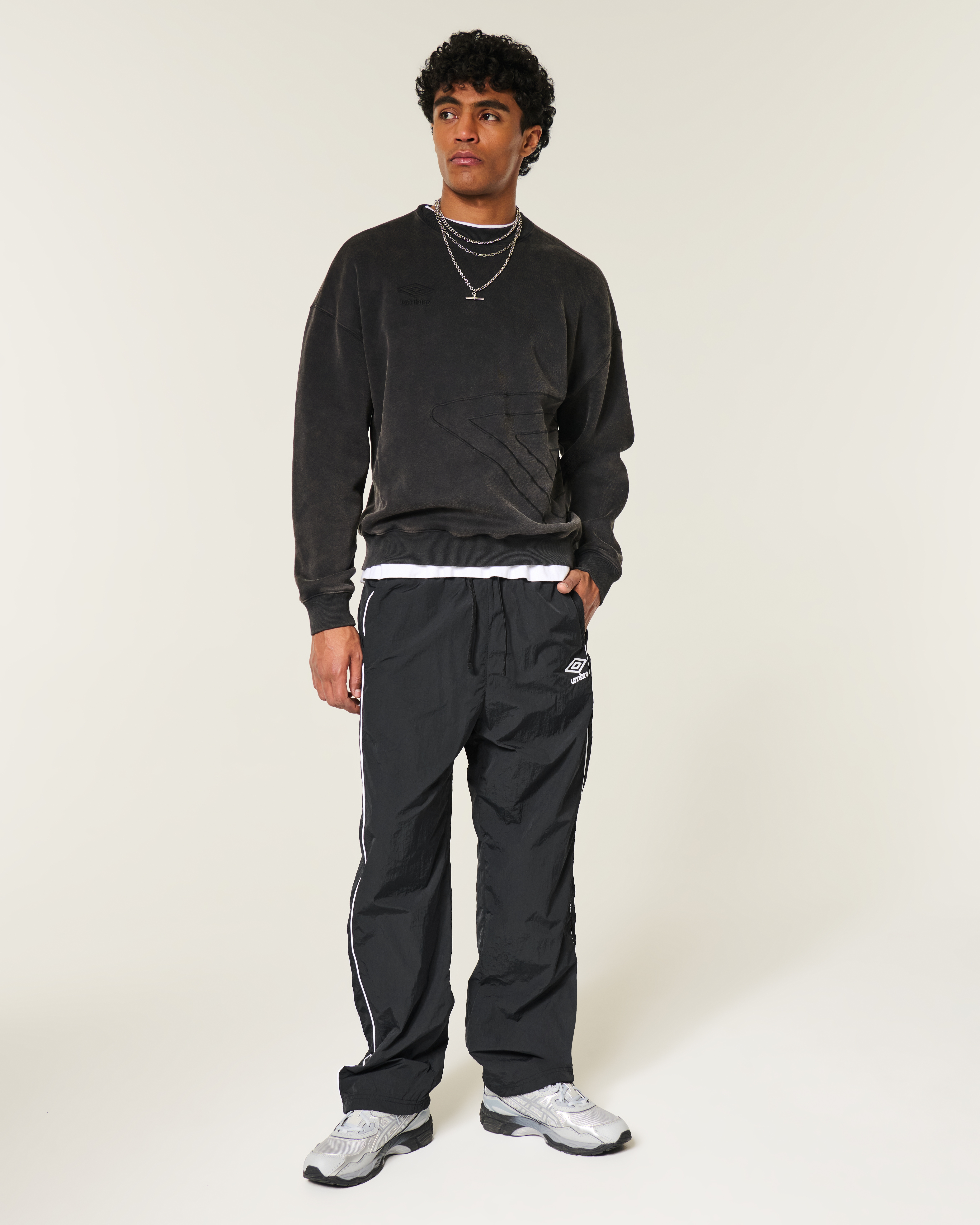 Мужские брюки Hollister Baggy Track Pants — фото 2