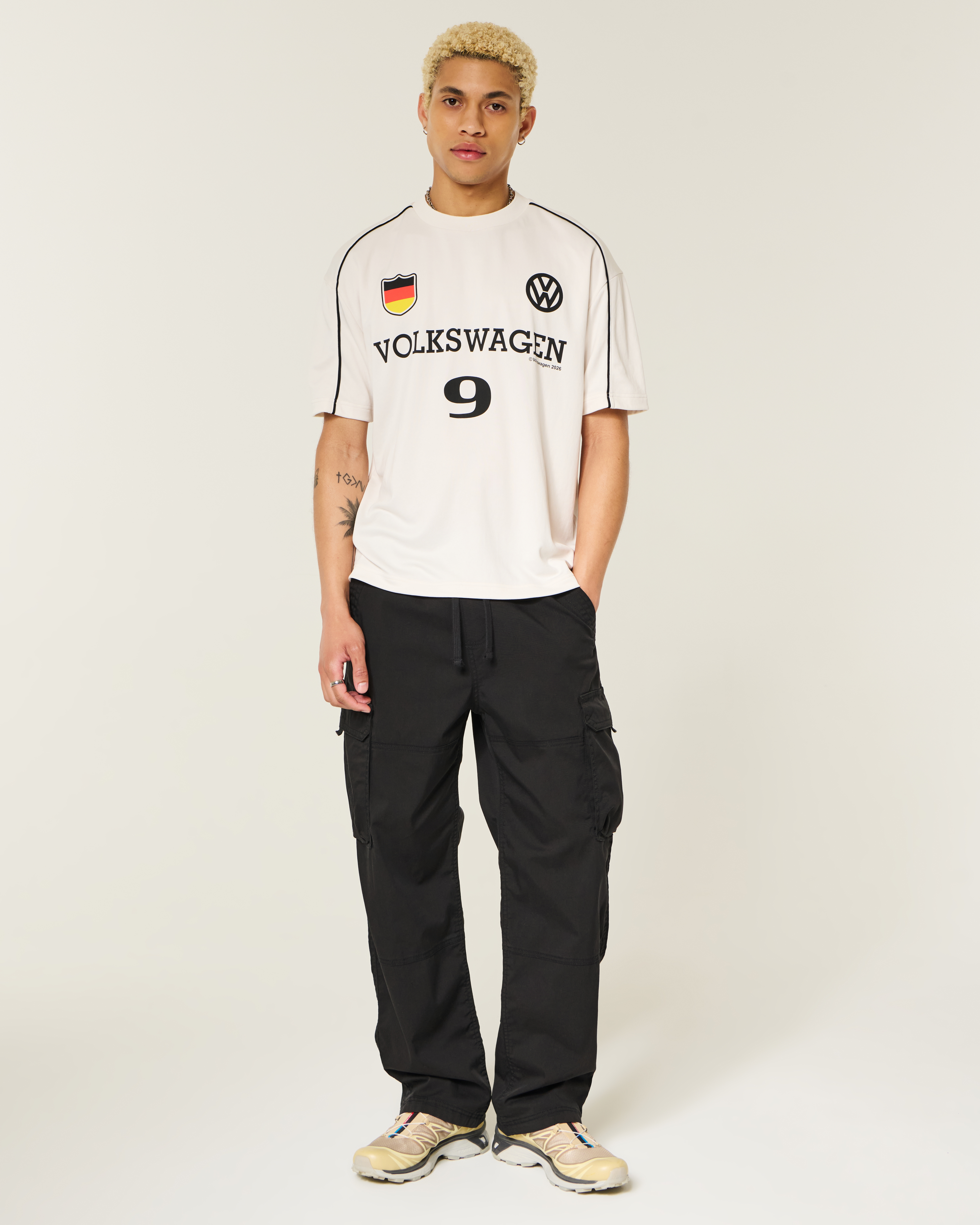 Мужские брюки Hollister Baggy Cooling Cargo Pants — фото 2