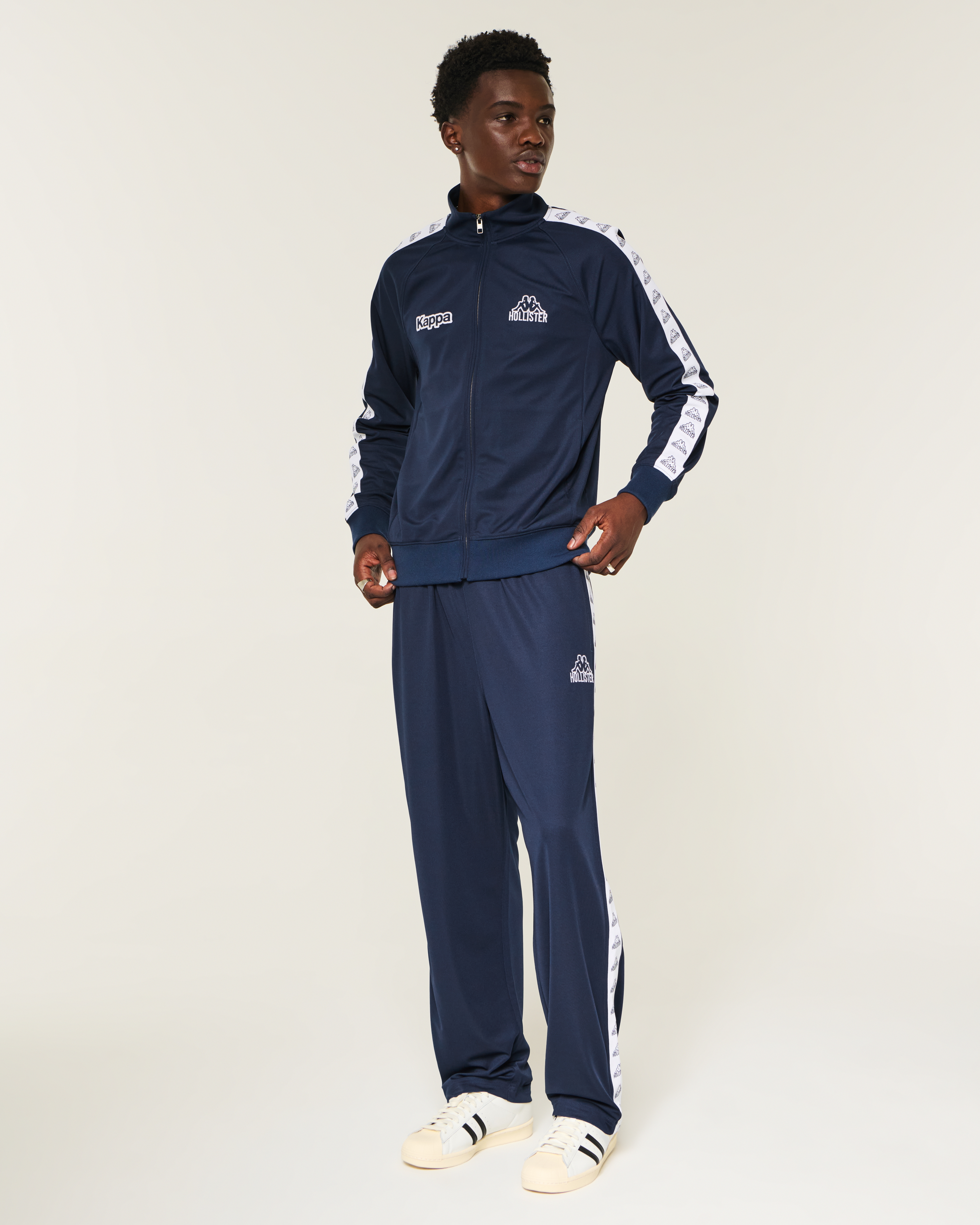 Мужские брюки Hollister + Kappa Logo Baggy Soccer Pants — фото 3