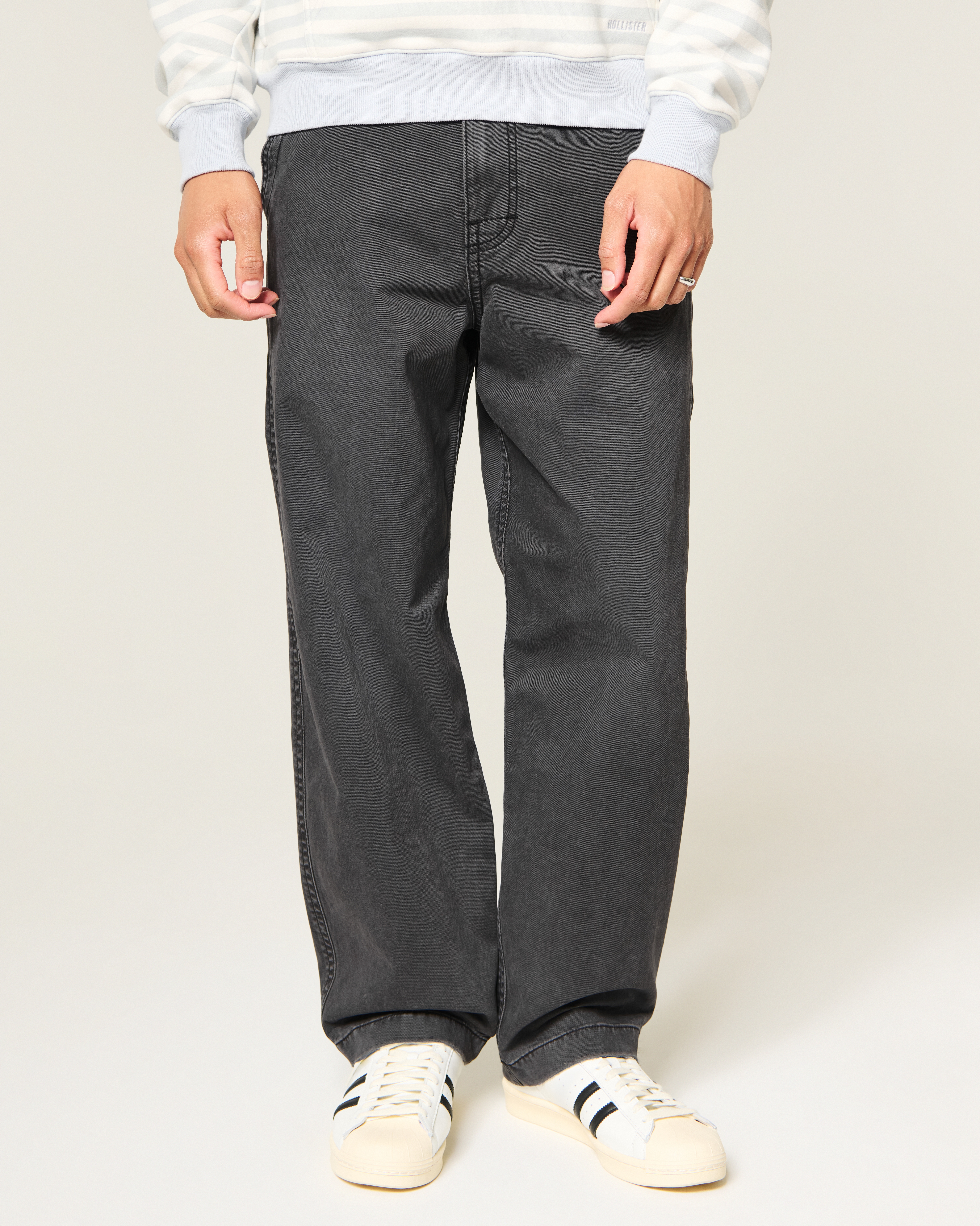 Мужские брюки Hollister Y2K Baggy Chino Pants — фото 3