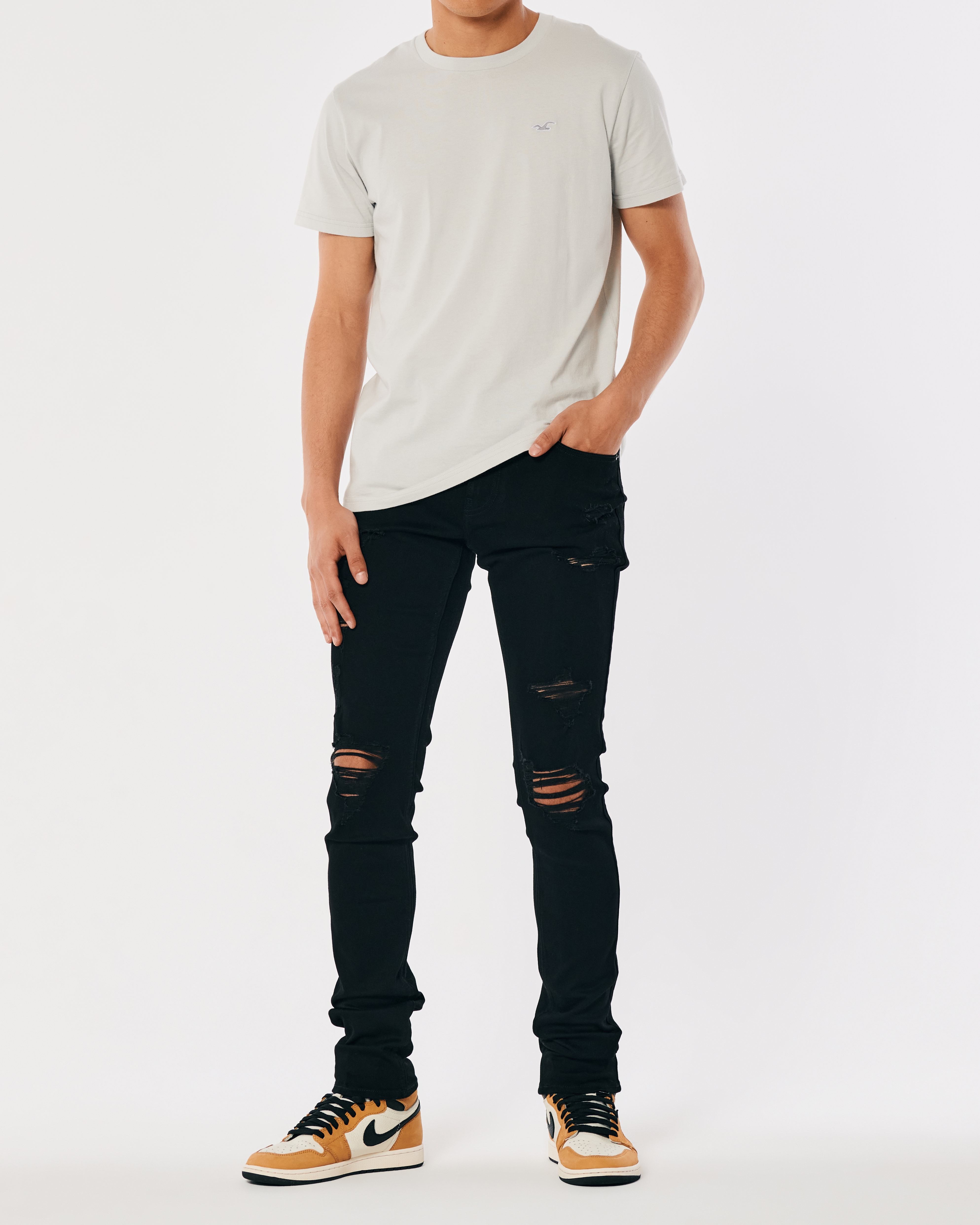 black jeans hollister
