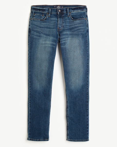 Мужские джинсы Hollister Washed Grey Slim Straight Jeans