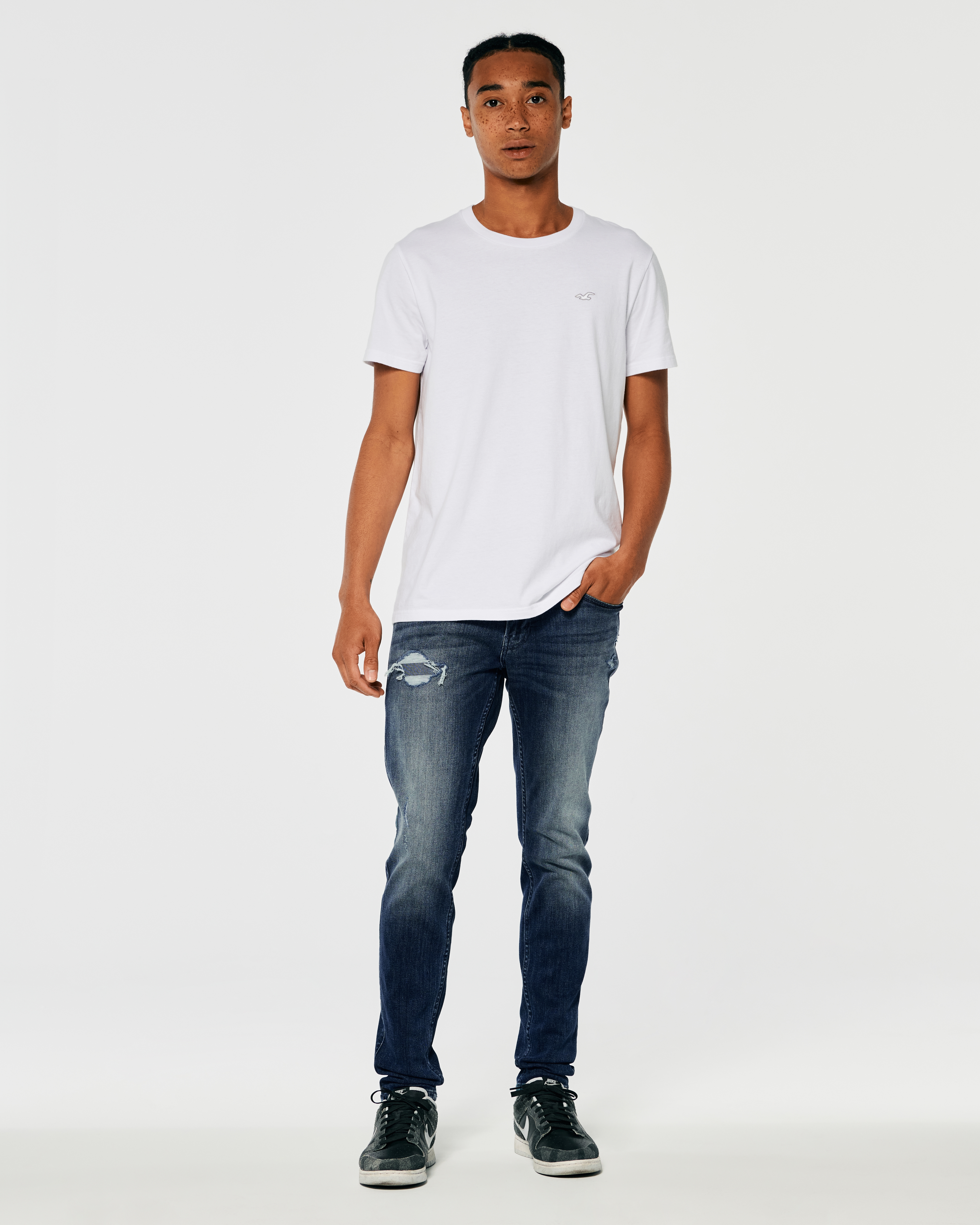 mens slim ripped jeans