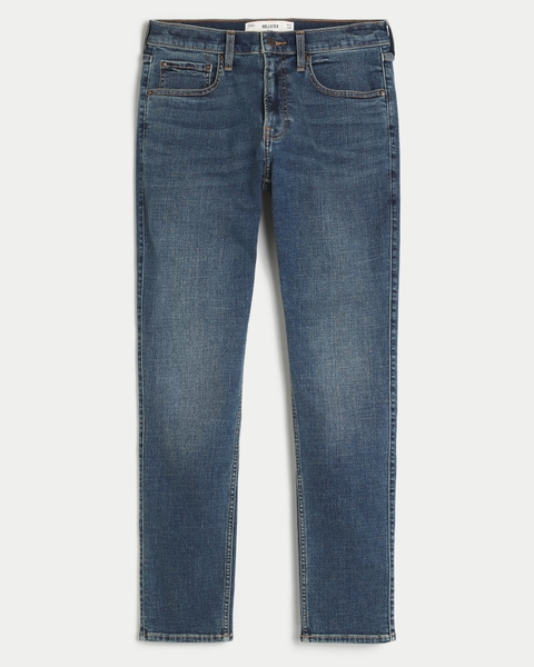 Мужские джинсы Hollister Dark Medium Wash Skinny Jeans