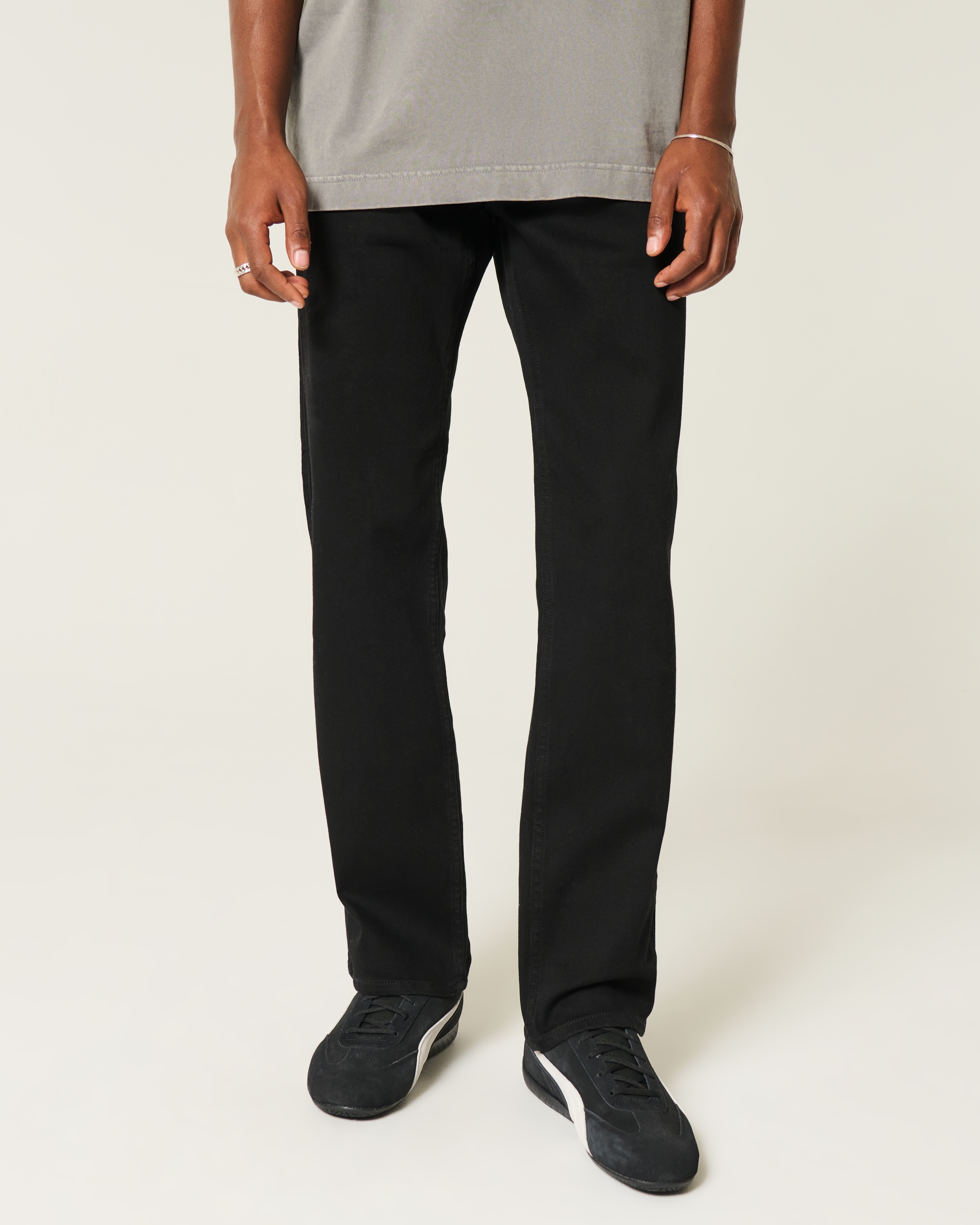 Мужские джинсы Hollister Medium Wash Straight Jeans — фото 3