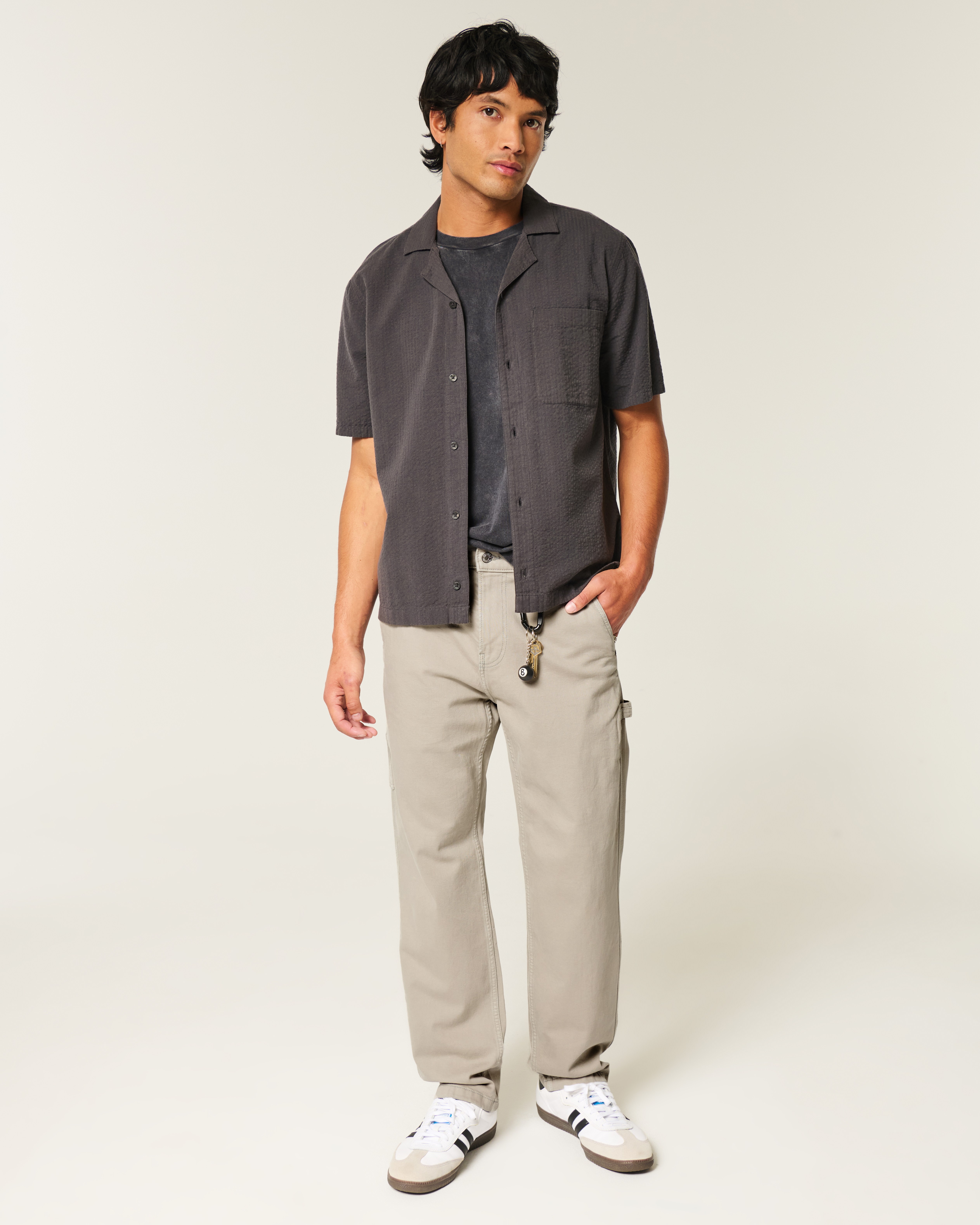 Мужские джинсы Hollister Light Wash Loose Jeans — фото 2