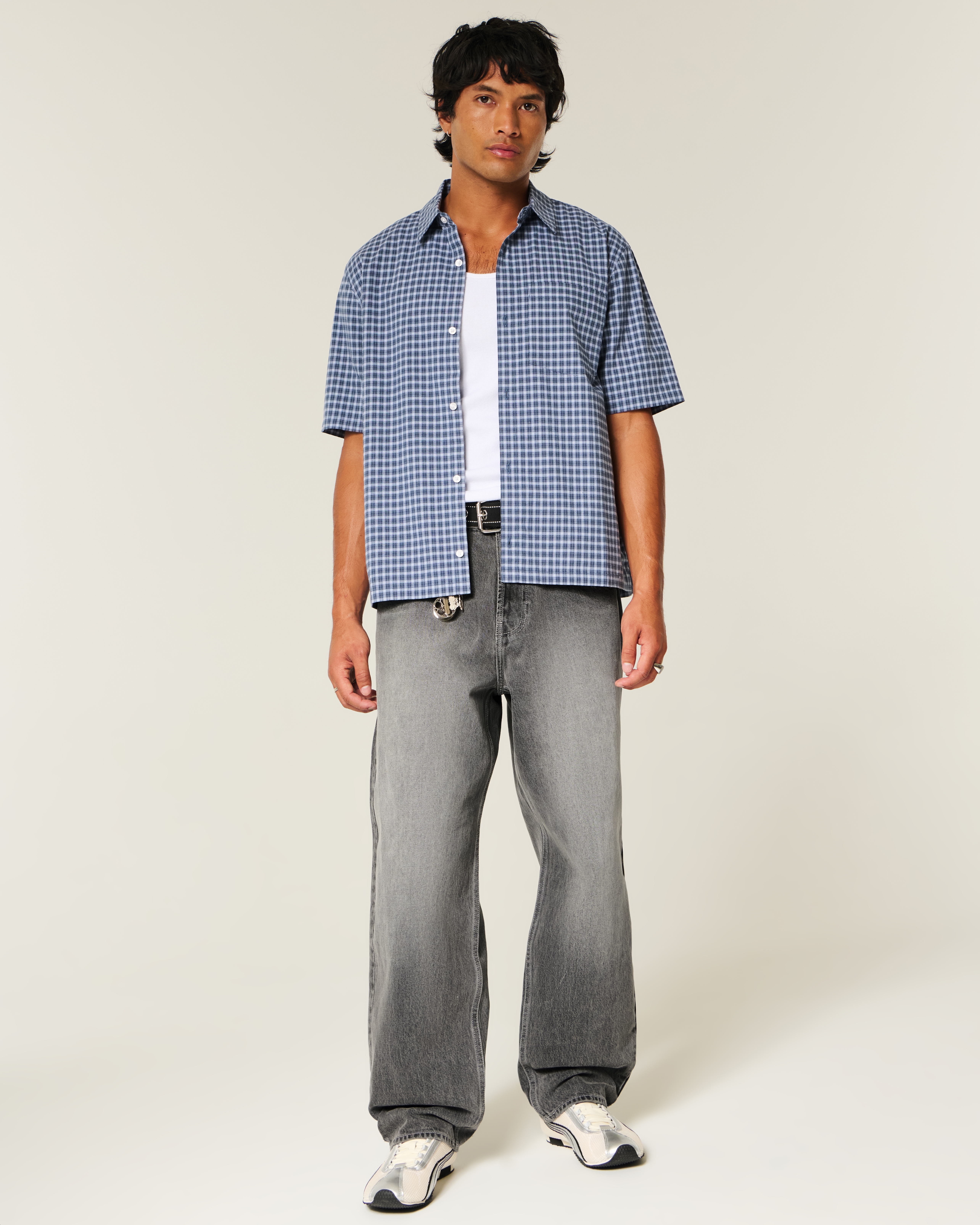 Мужские джинсы Hollister Graphic Skater Baggy jeans — фото 2
