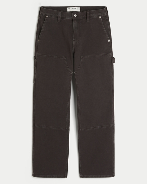Мужские джинсы Hollister Medium Wash Relaxed Straight Jeans