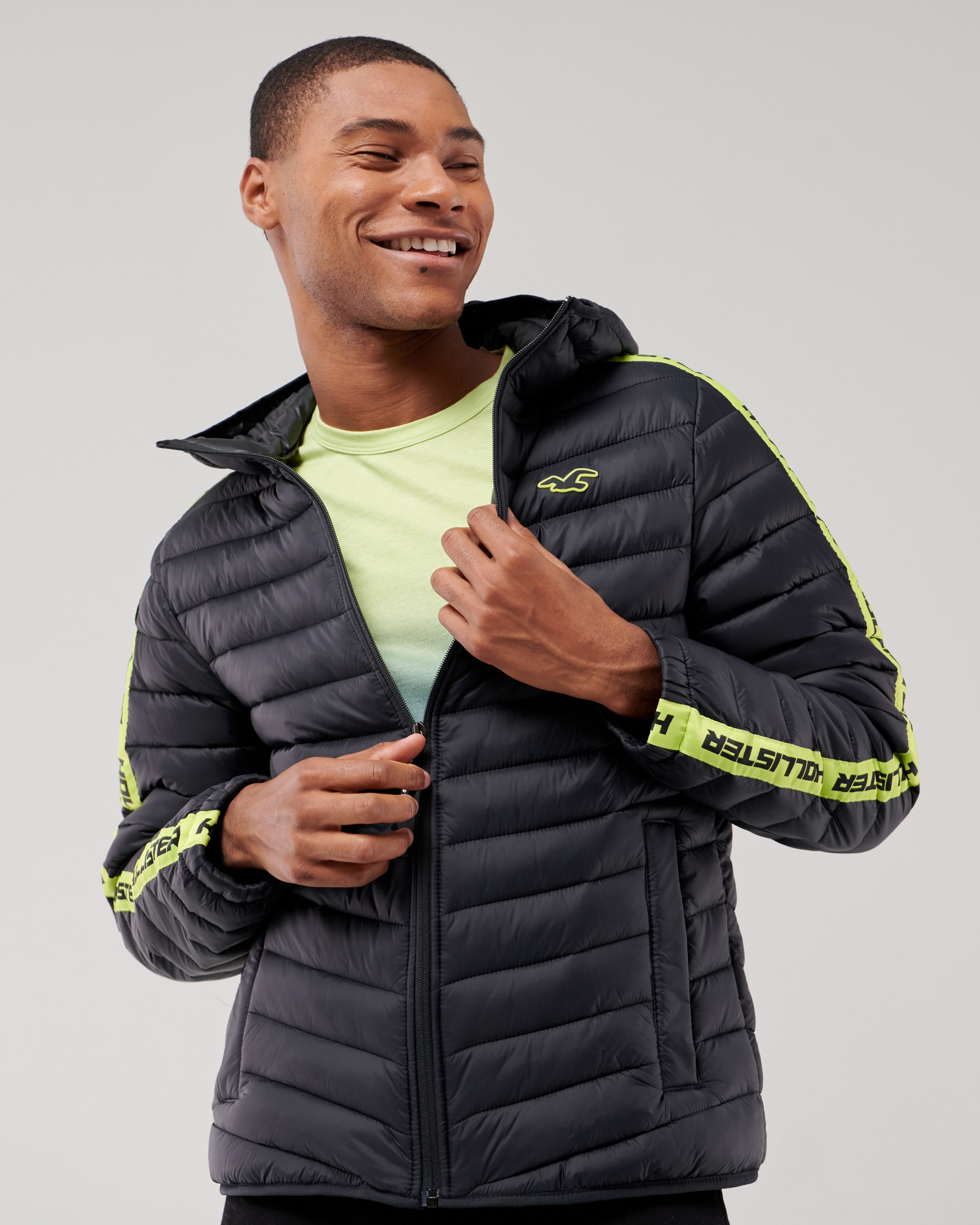 hollister coats men's