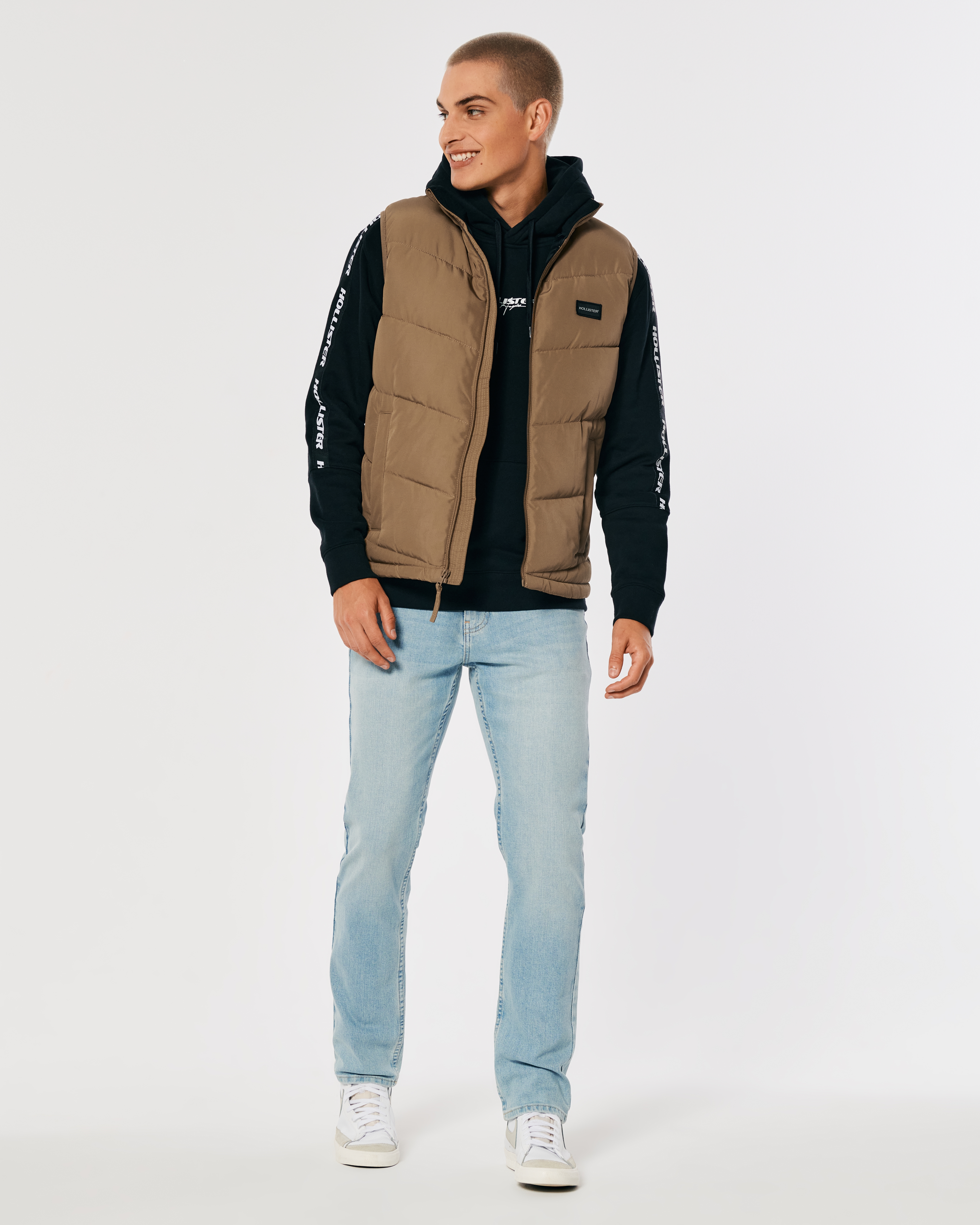 hollister puffer jackets