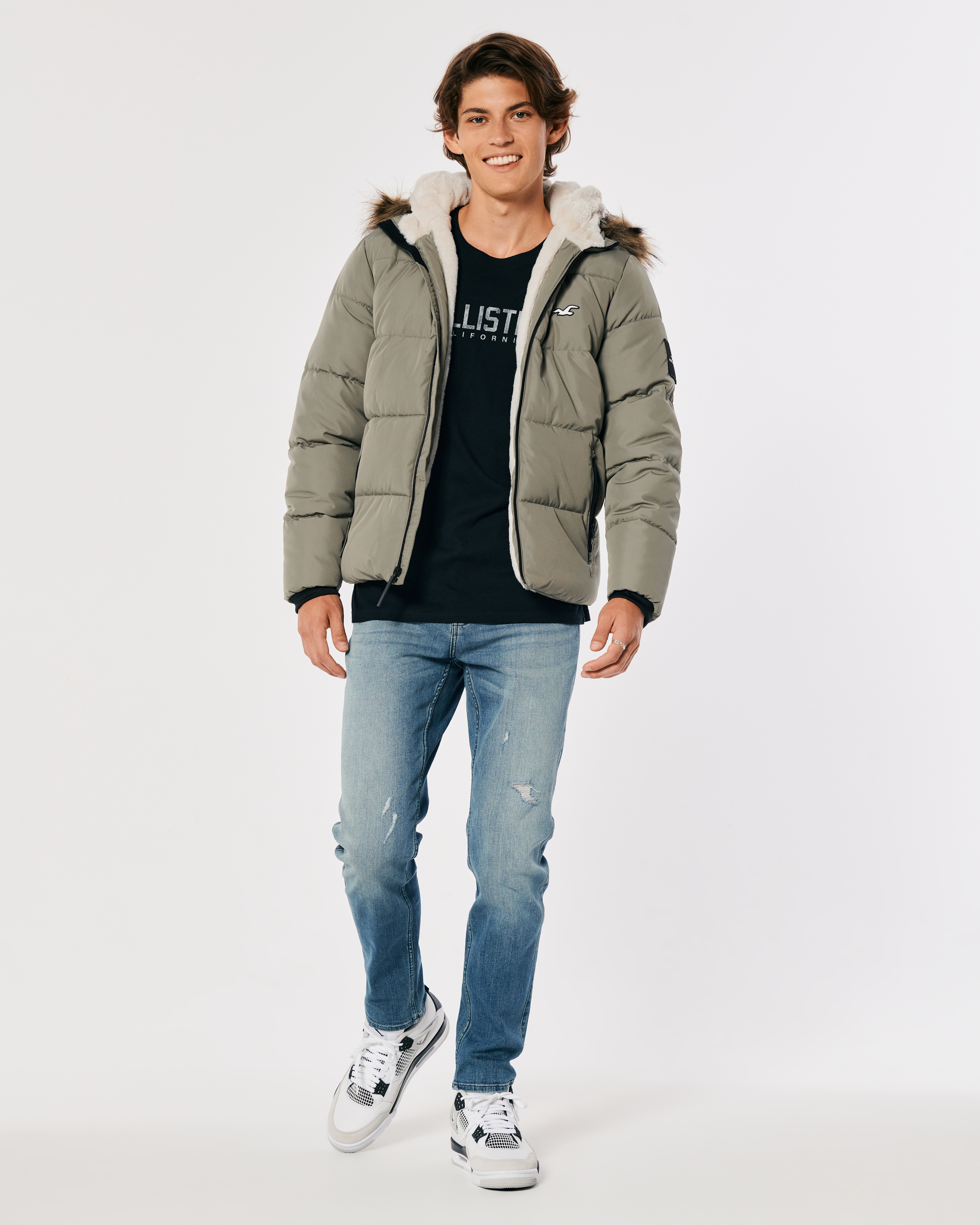 hollister coats men's