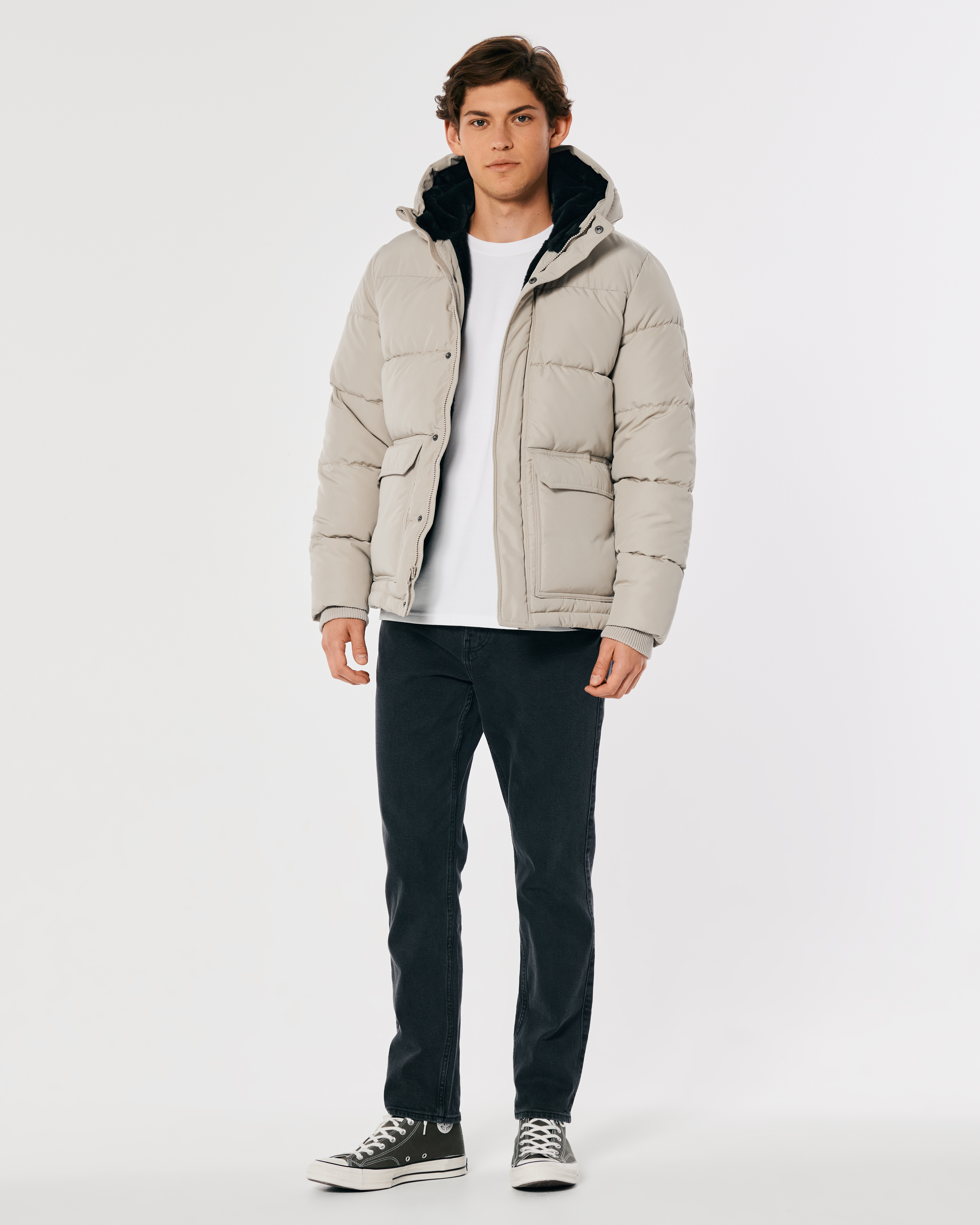 hollister coats men's