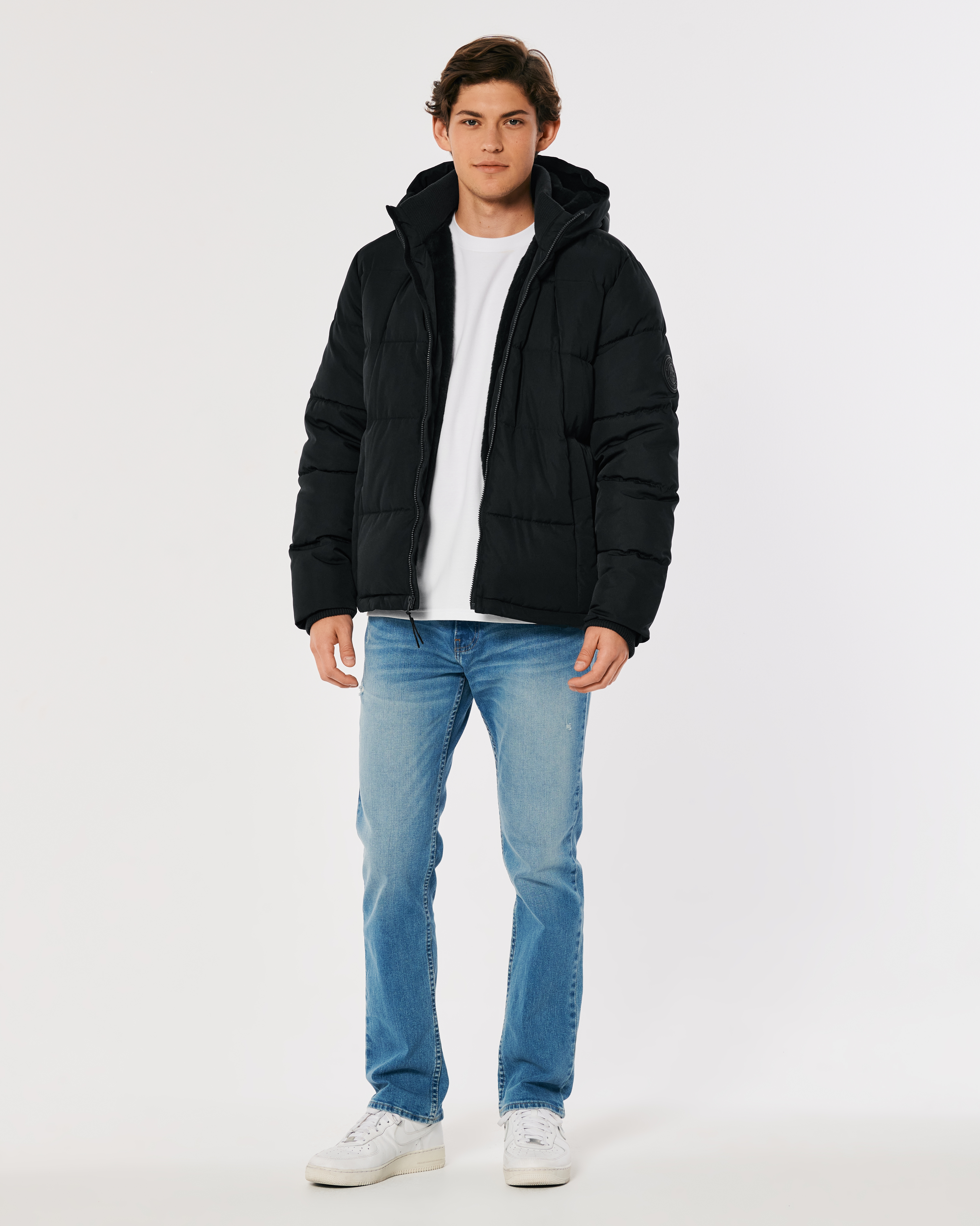 hollister mens coats